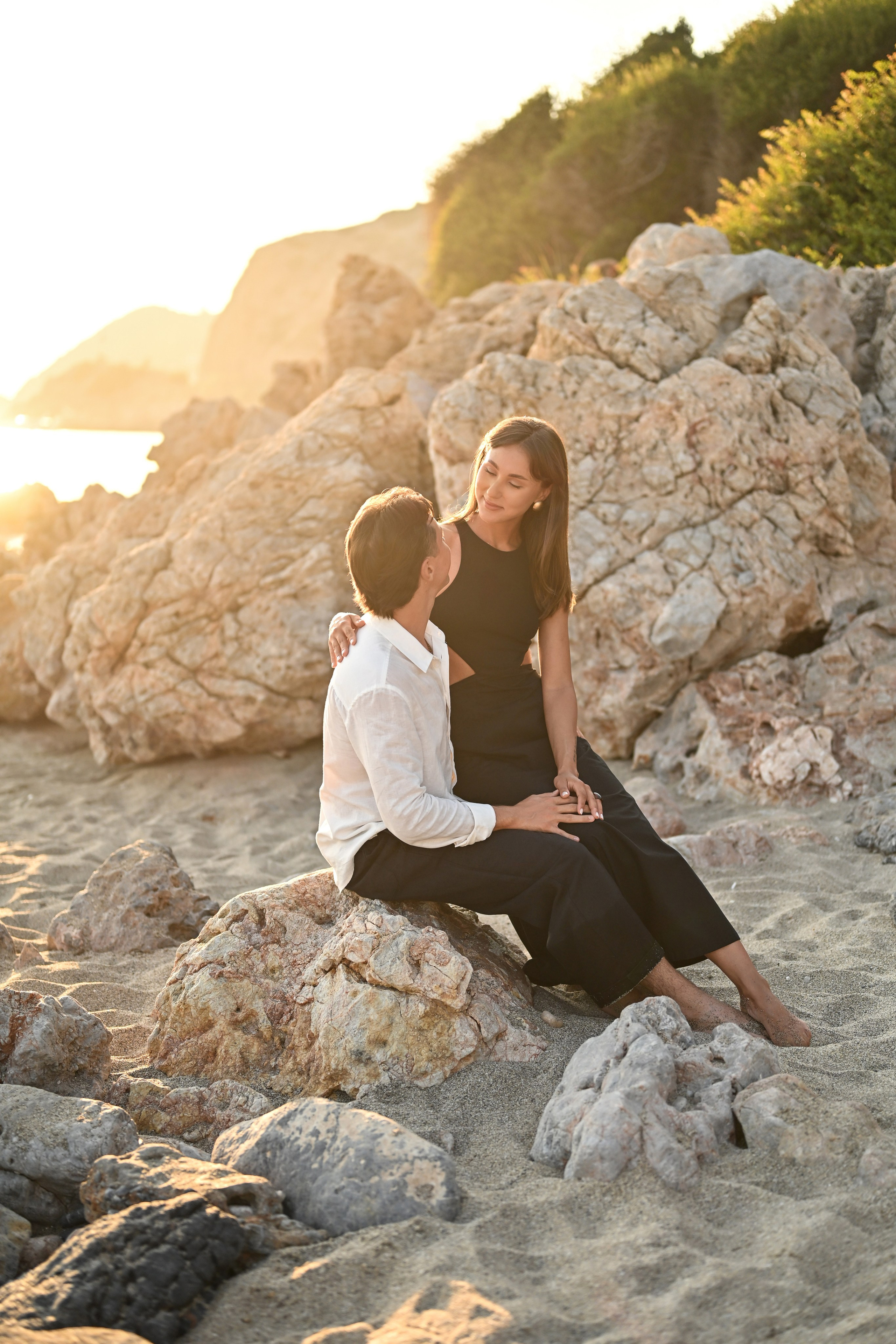 Love story на пляже Клеопатра. Photographer in Alanya, Side, Manavgat. Türkiye