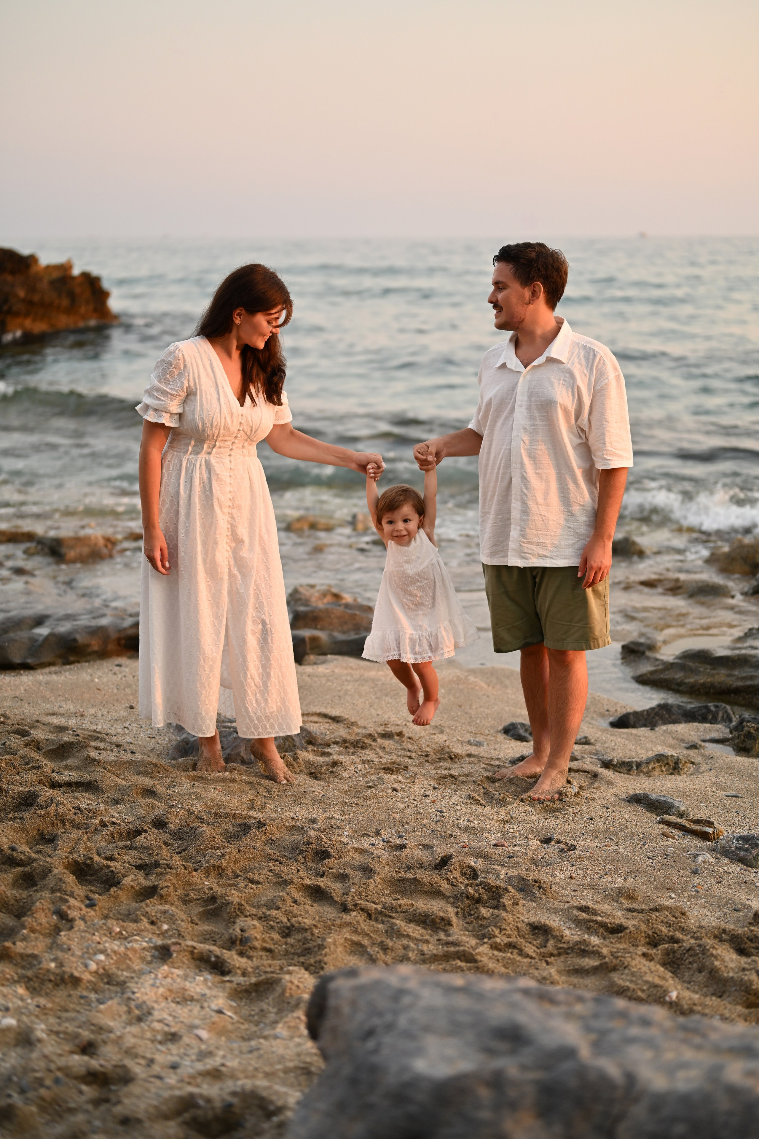 Семейная съемка на пляже Клеопатра. Photographer in Alanya, Side, Manavgat. Türkiye