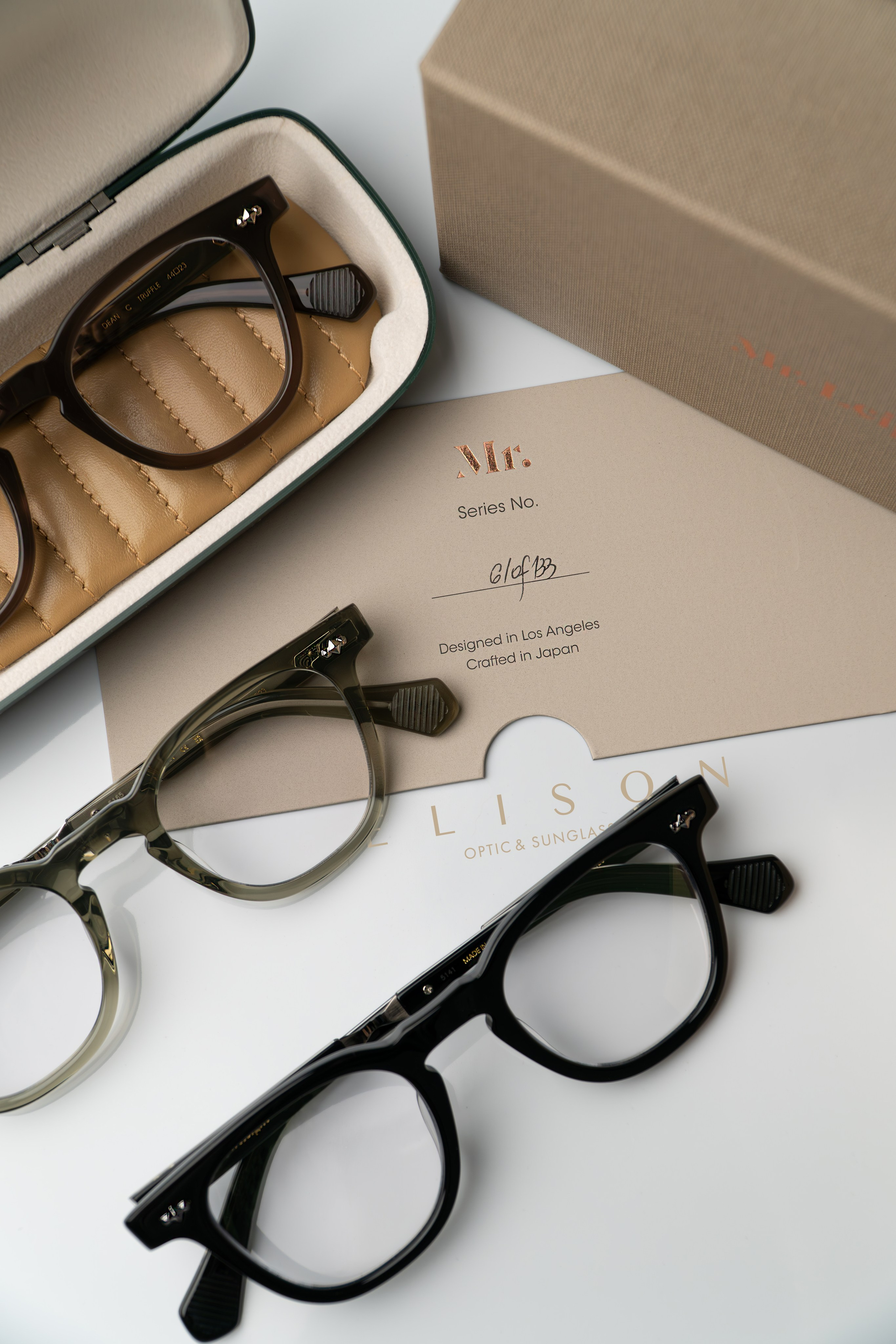 Fashion glasses. Ellstudio film production