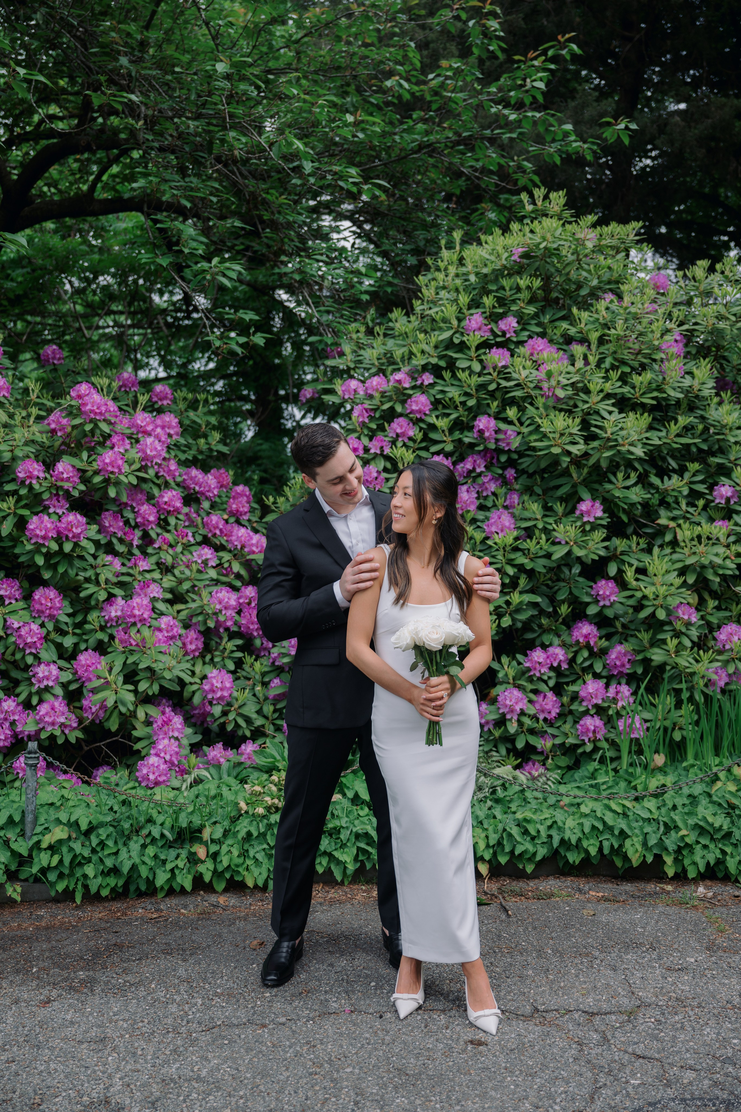 Jennifer & John. Engagement Photoshoot at The Cloisters, Fort Tryon Park