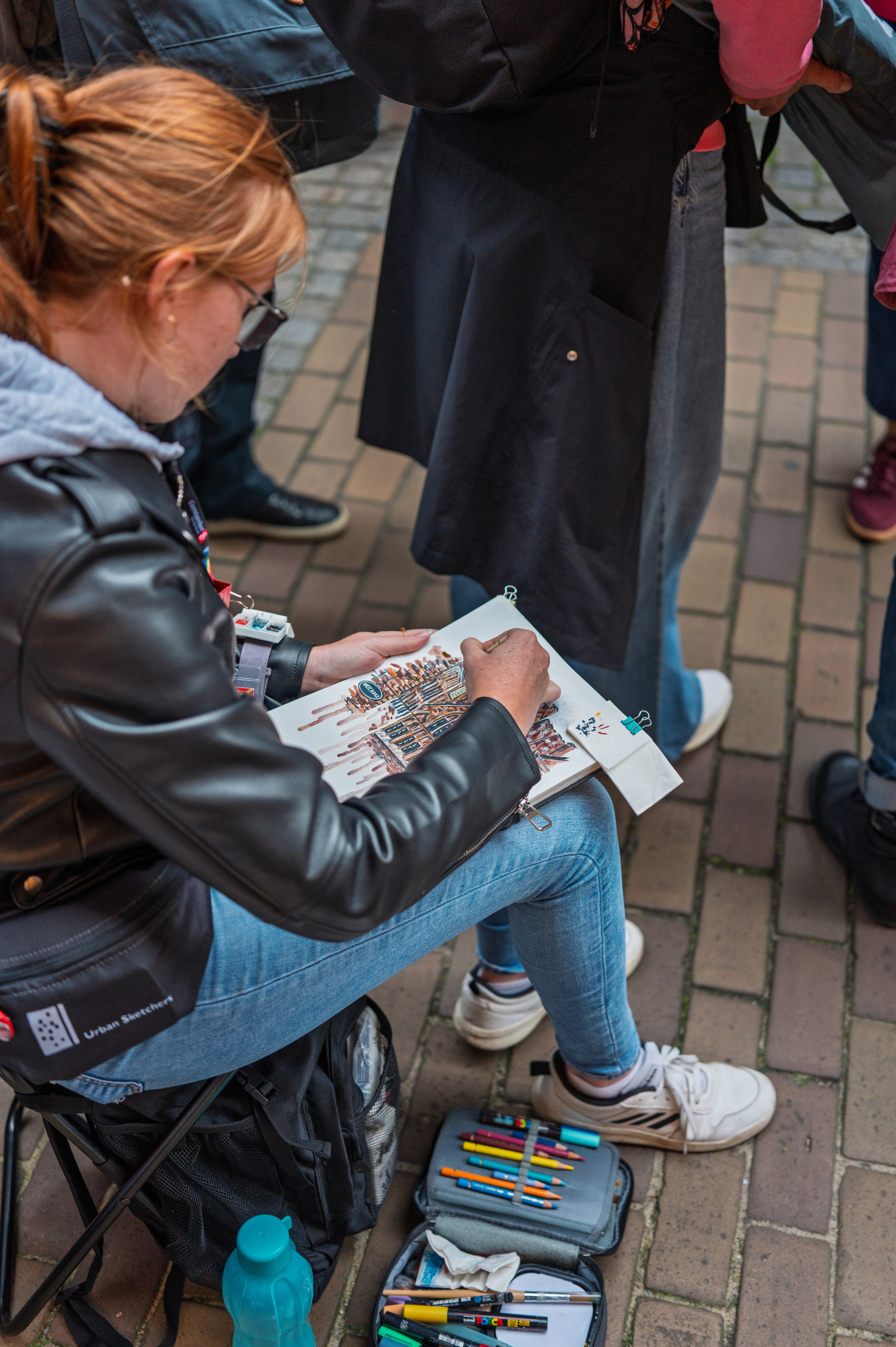 Urban Sketchers, Maritime Week and more Street in Bremen. URBANSTREETFILES.ART