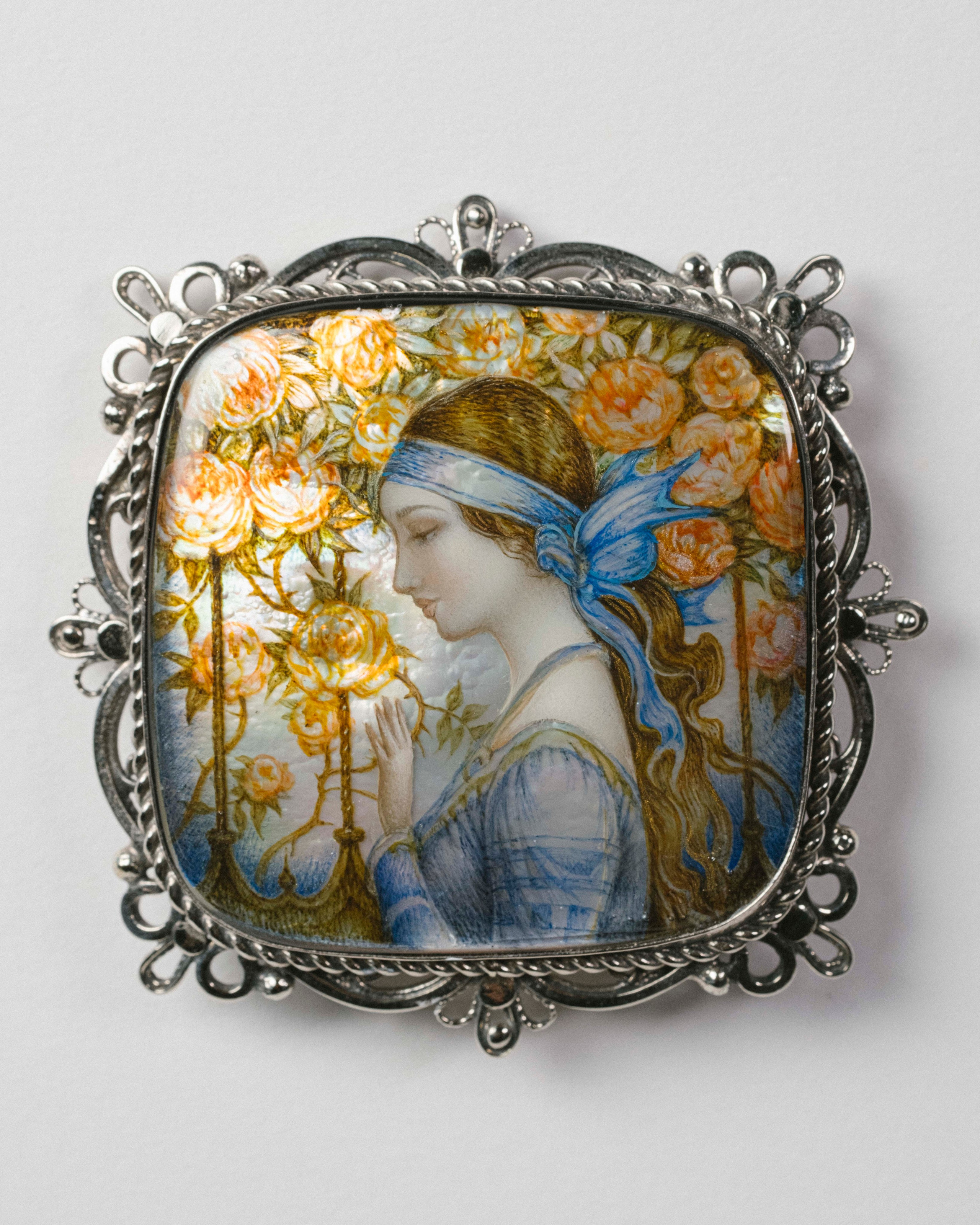 Girl with a Blue Ribbon. Marina Rogatova