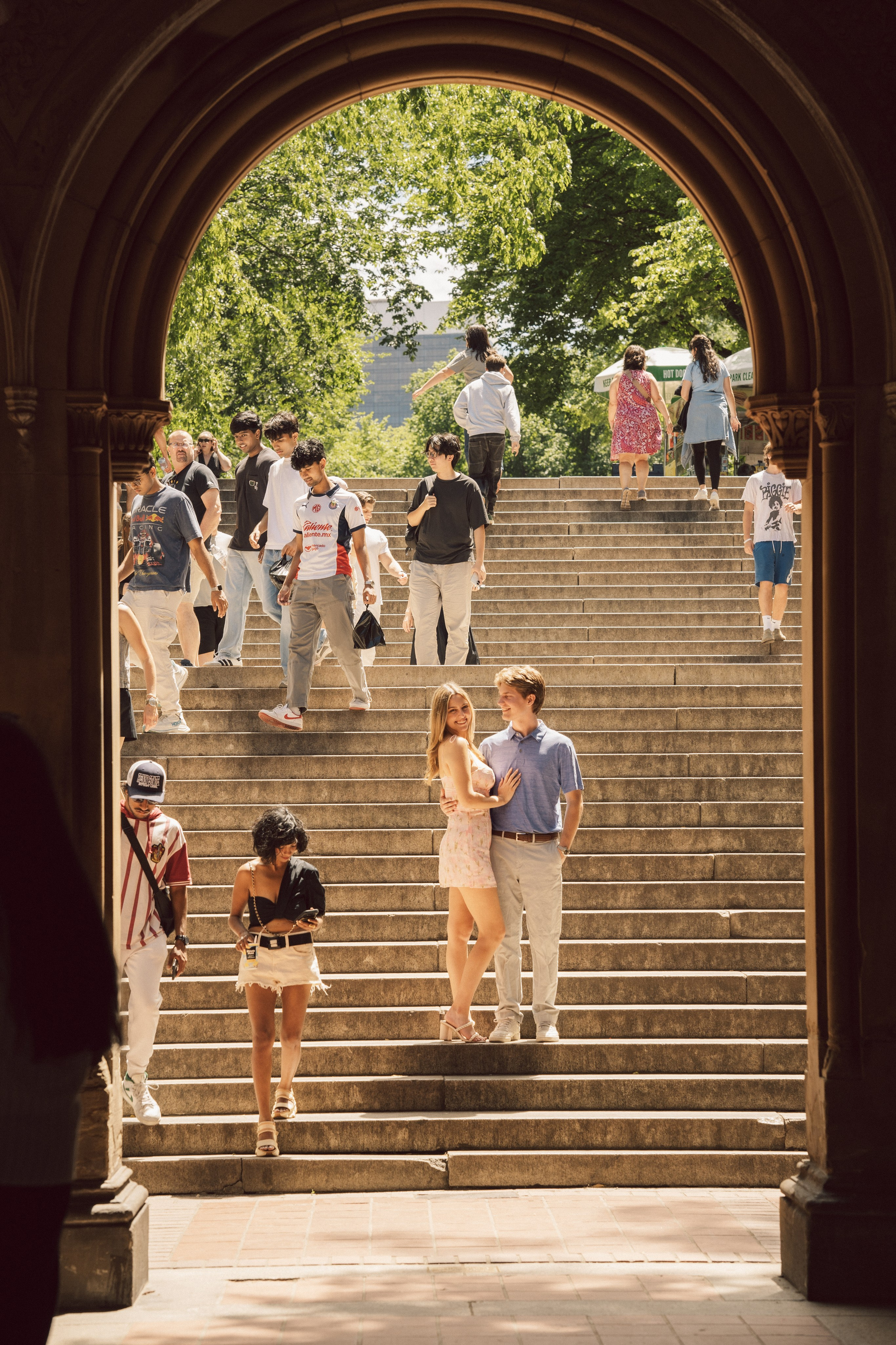 Surprise proposal Central Park. New York + destination photographer