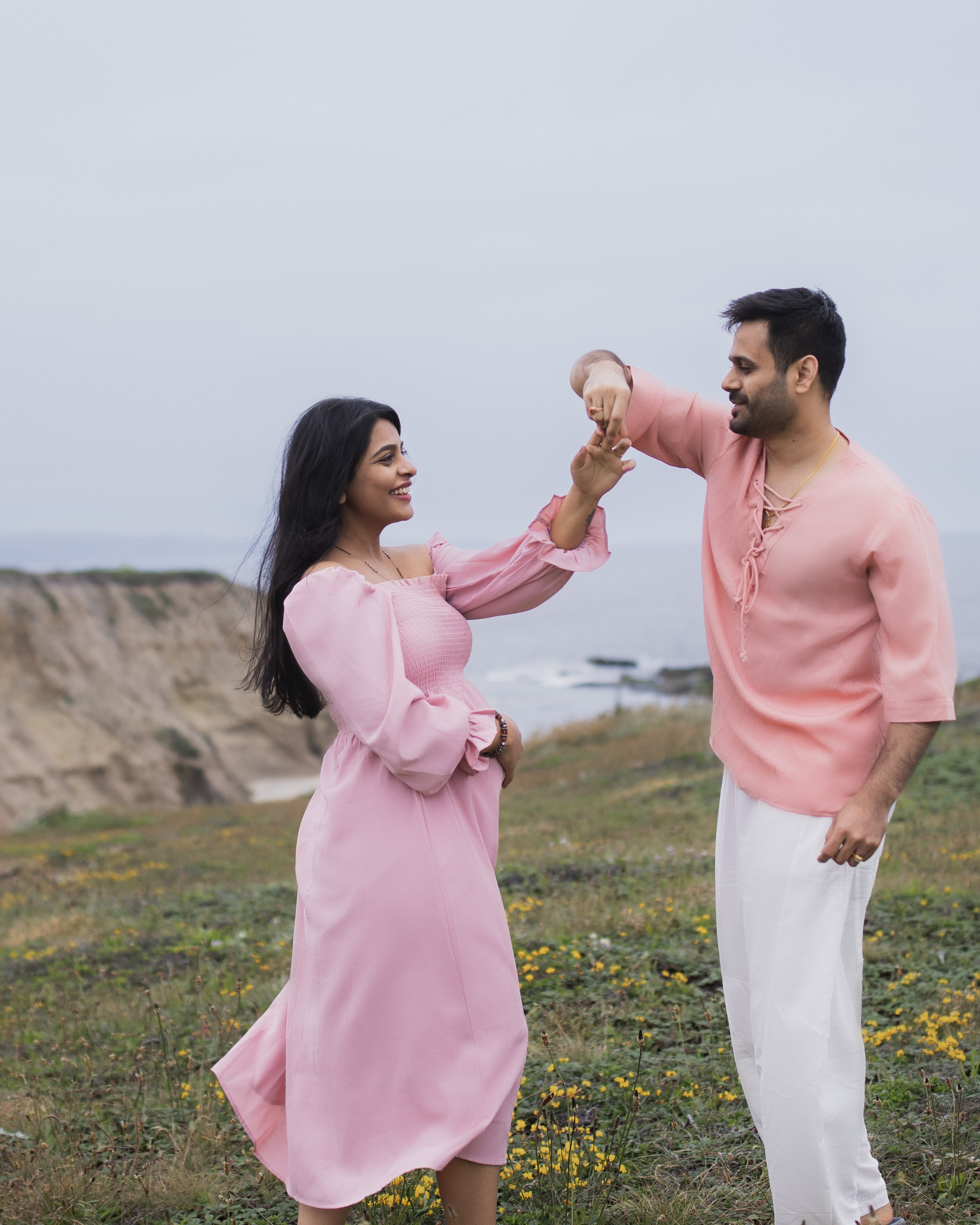 Engagement photo shoot San Francisco Bay Area; Couple photoshoot San Francisco Bay Area; San Francisco Bay Area Couple Photography; San Francisco Bay Area Engagement Photographer; Maternity photographer San Francisco; Maternity photo session; Pregnancy photoshoot