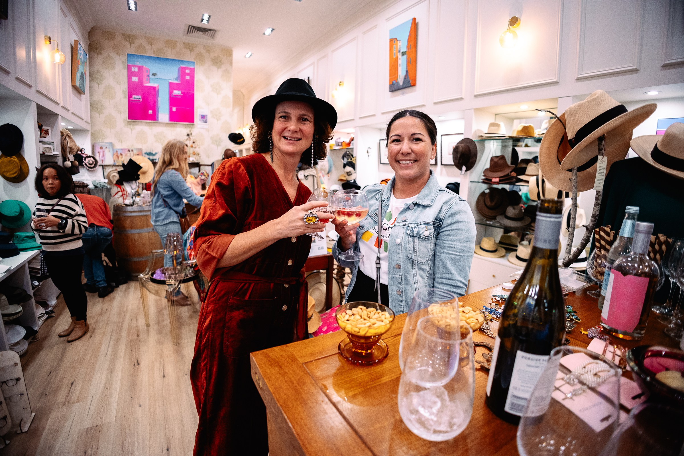 Product photoshoot for a hat store