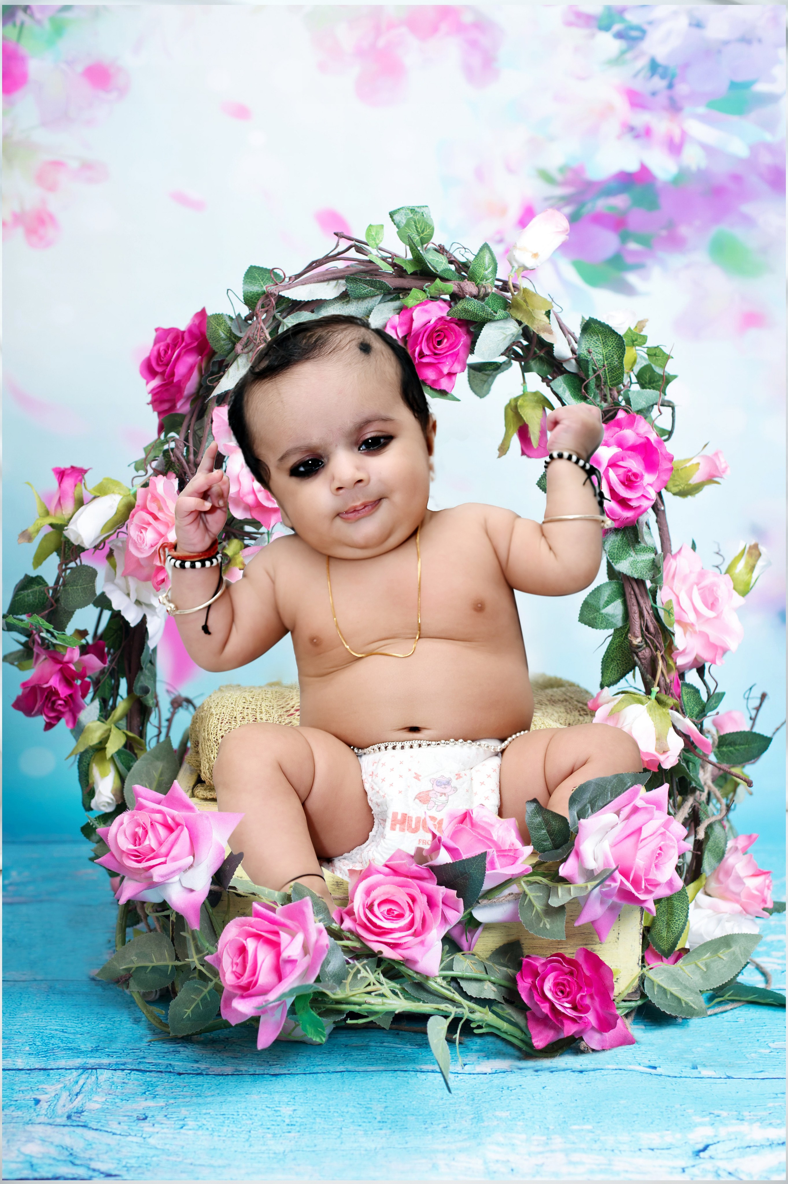 6 MONTH BABY SHOOT. “Ajay Digital Photo Studio — Capturing Timeless Wedding Moments”
