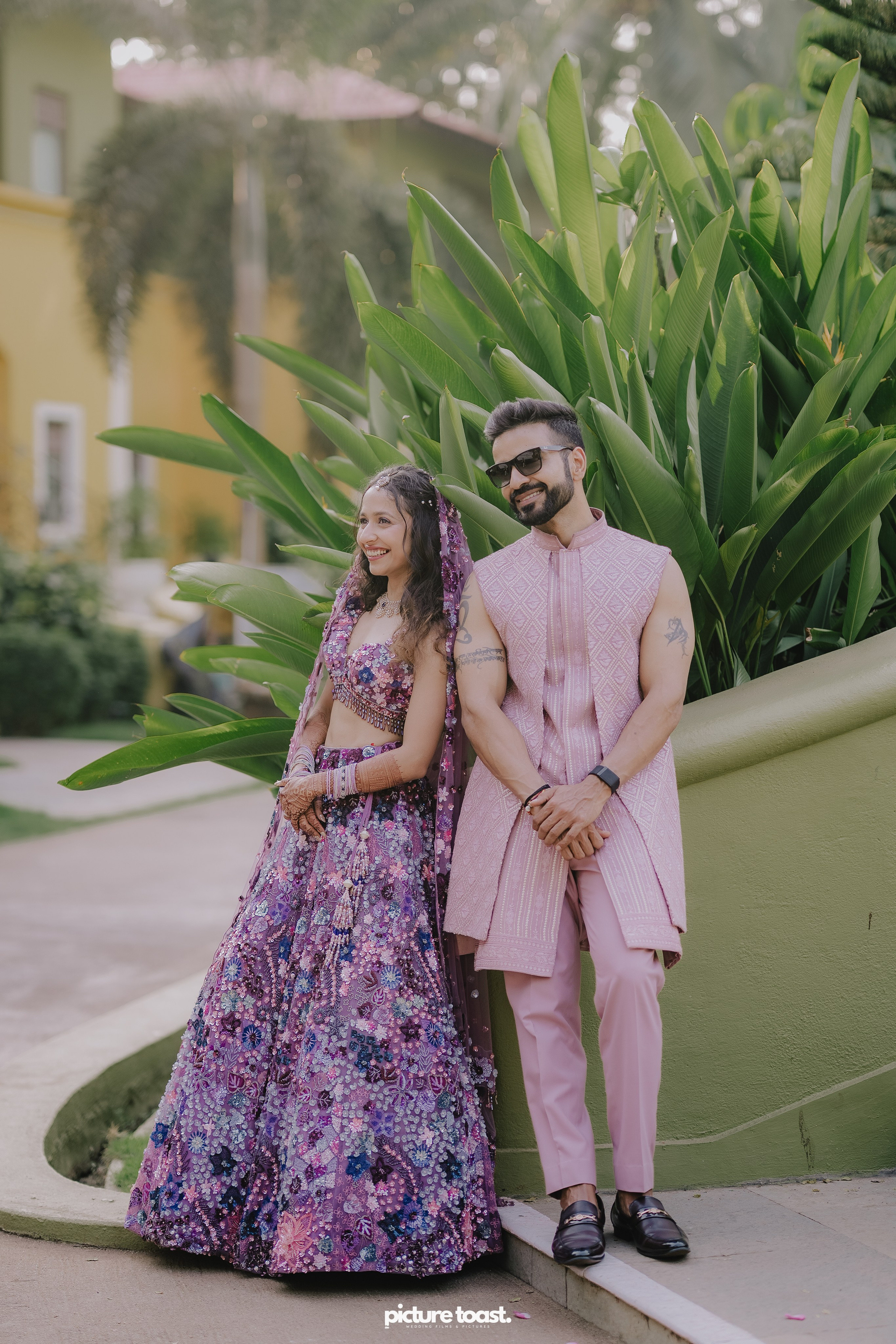 Varamala Ft. Barbie & Aneesh. Fine art Wedding Photographers in India & Canada