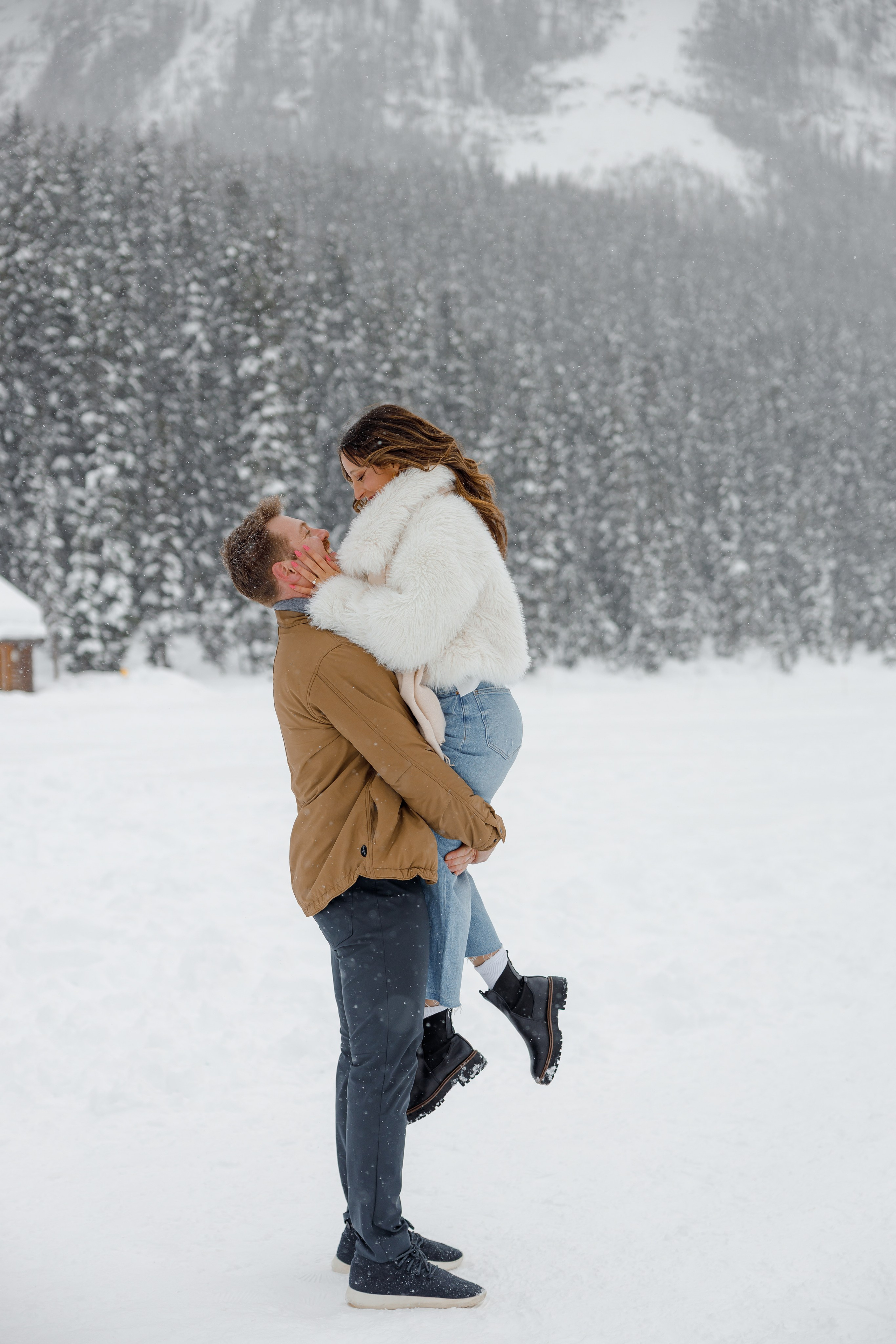 Lake Louise engagement session. Home