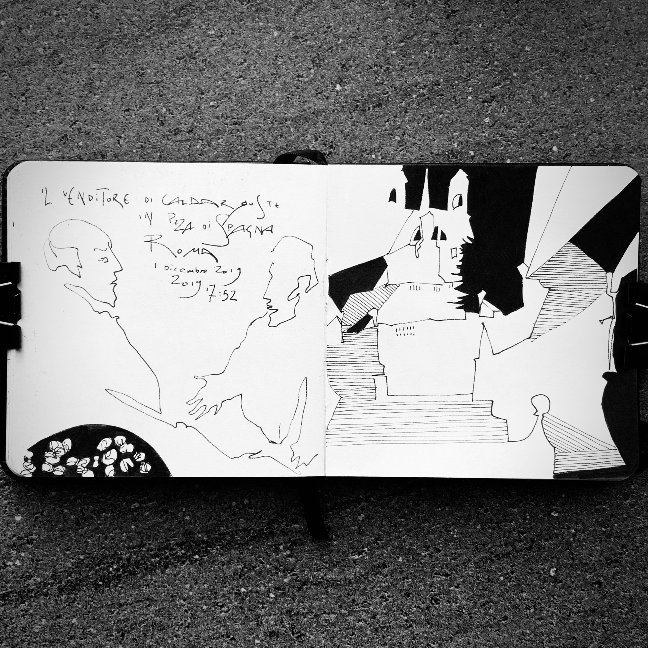 Roma, piazza di Spagna. 2019