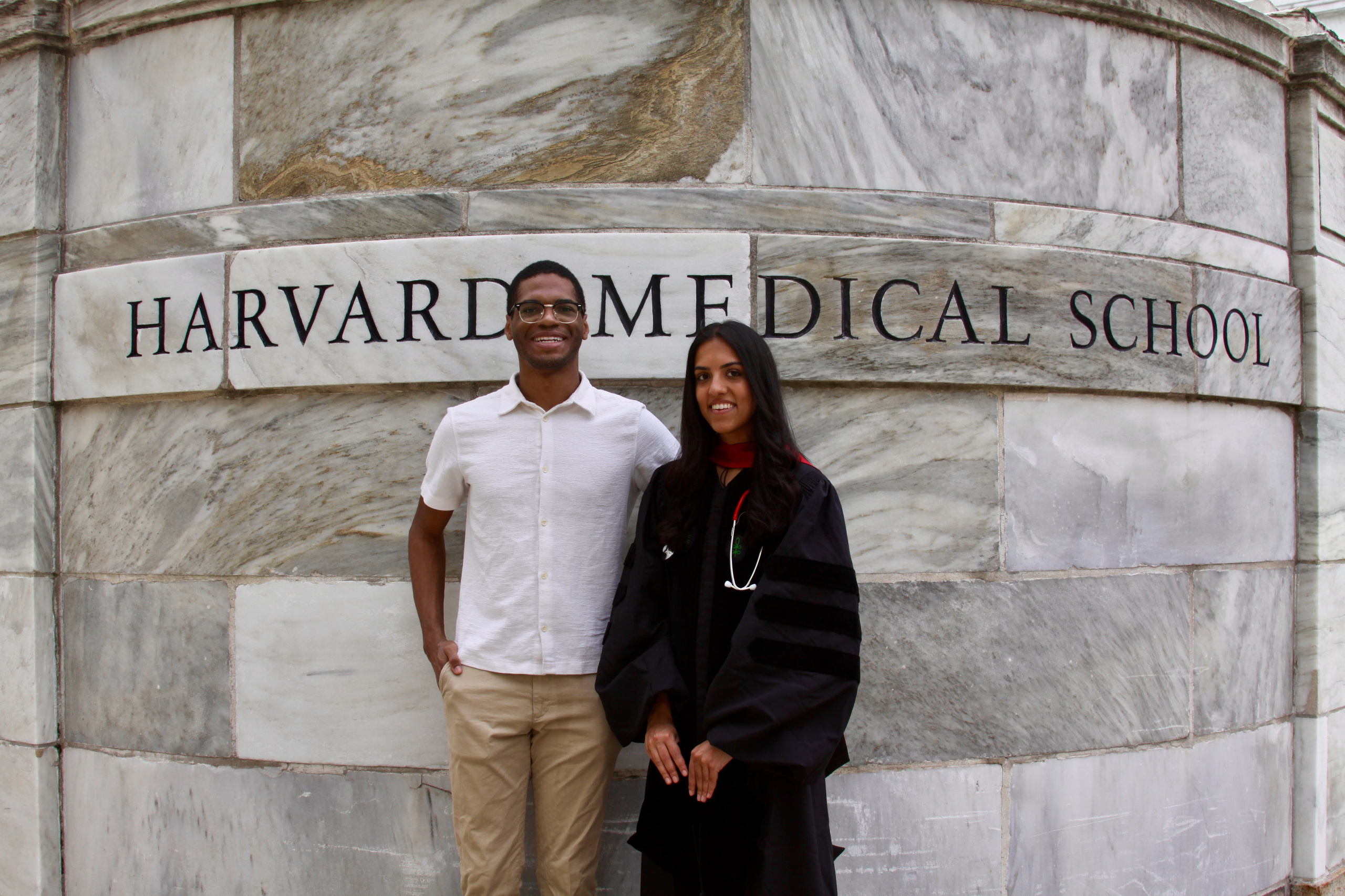 MD graduation with Ruhi. Kelly Sang, graduation and portrait photographer in Boston