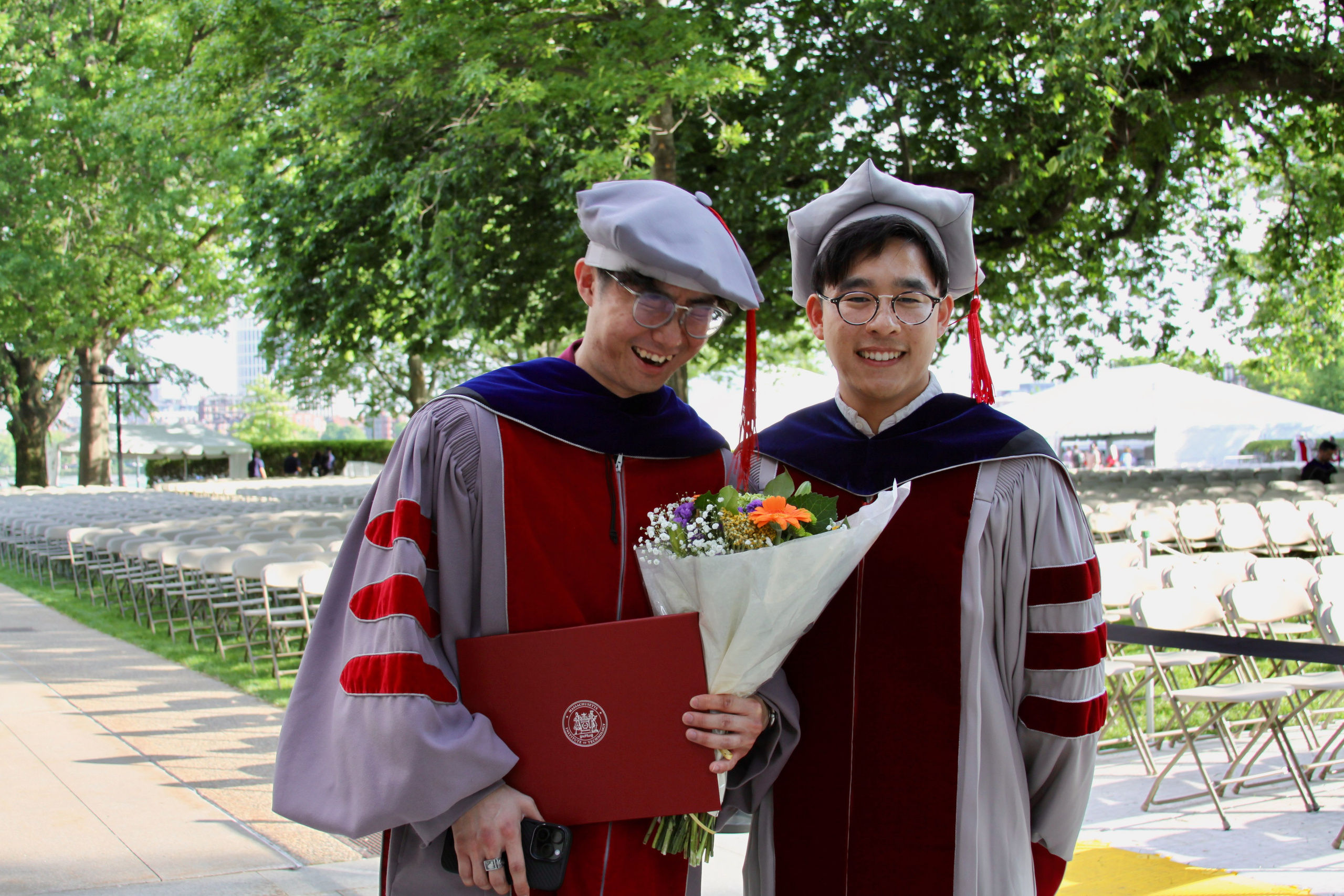 PhD graduation with Elton. Kelly Sang, graduation and portrait photographer in Boston