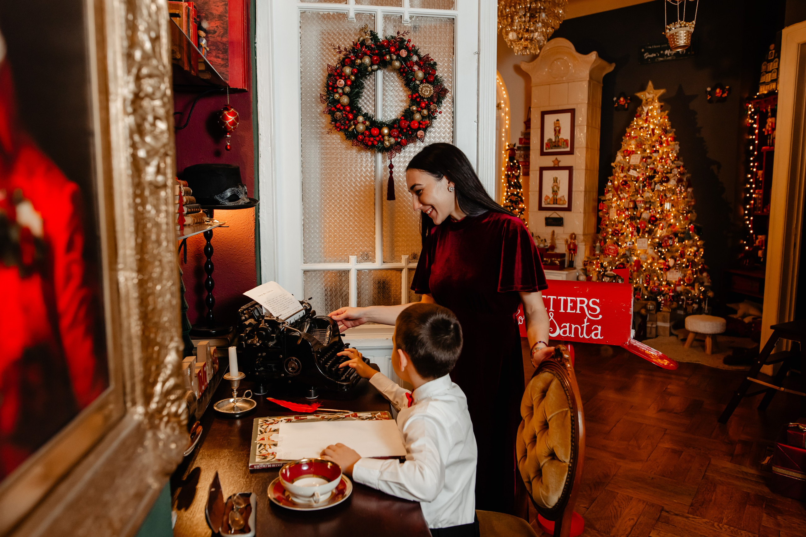 Sedinta Craciun Georgiana Baltaretu si fam. Ana Maria Dragan Fotograf Evenimente