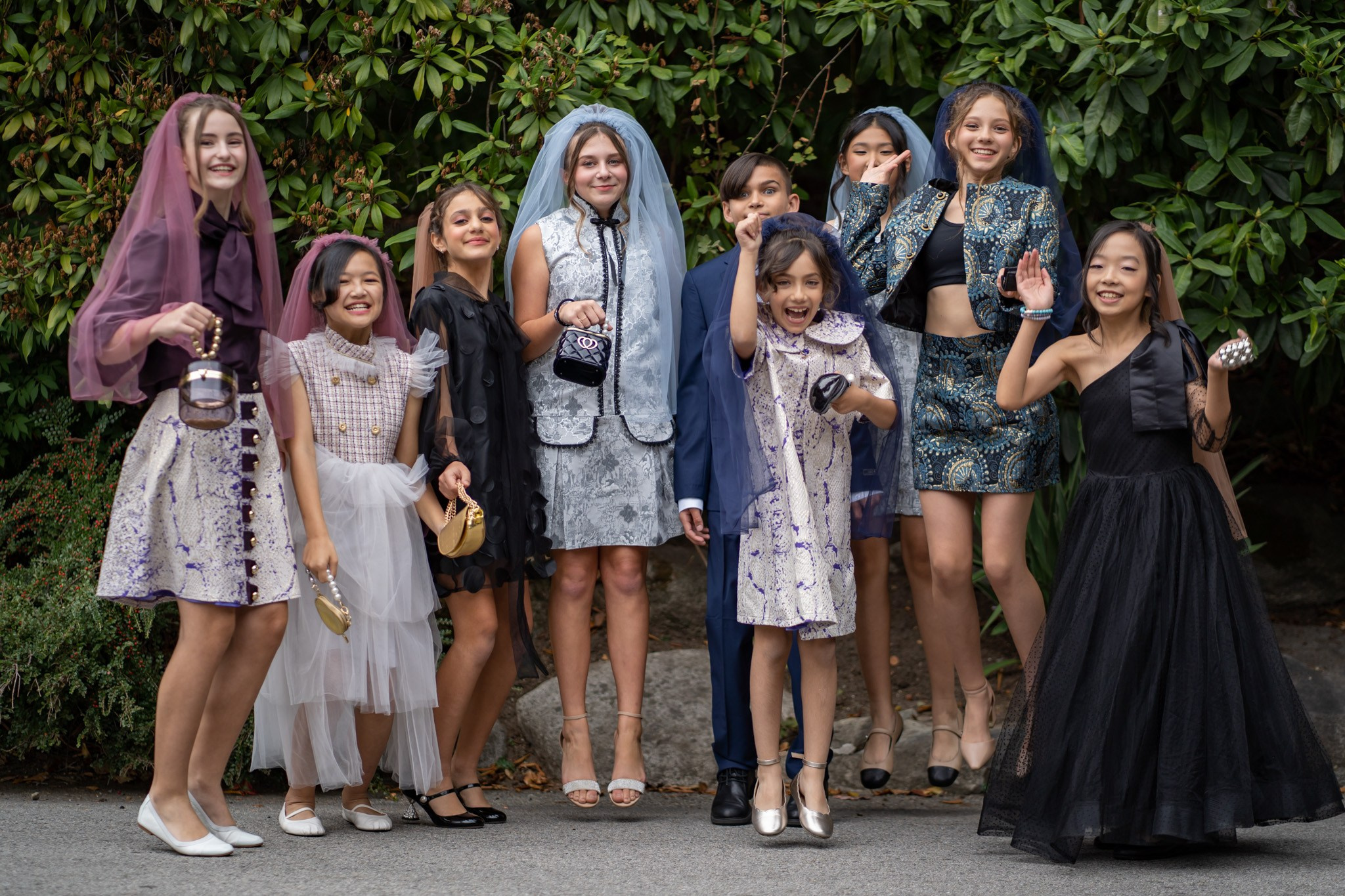 The blooms outdoor. Vancouver Kids Photographer