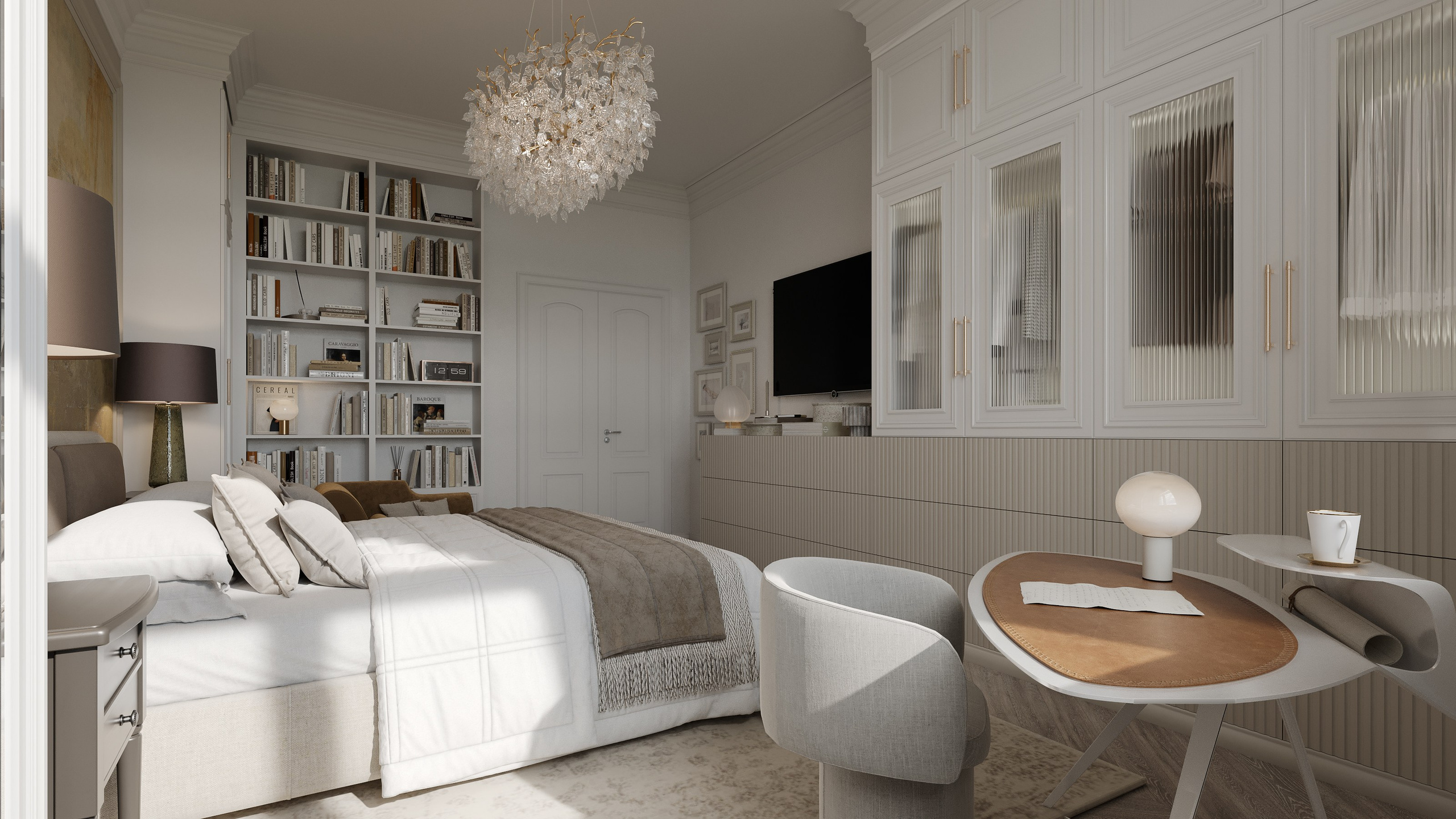 Hlavní ložnice. Filipenka architects