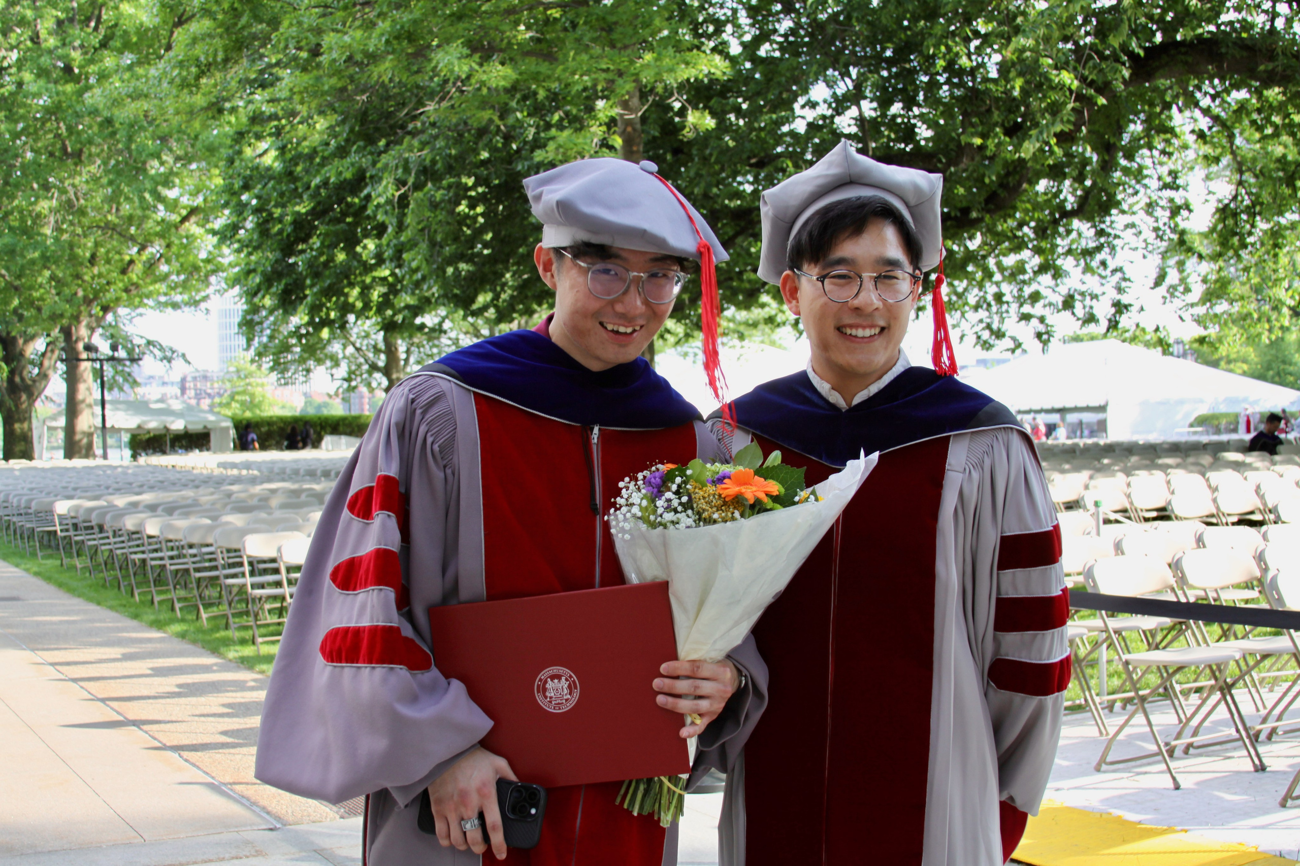 PhD graduation with Elton. Kelly Sang, graduation and portrait photographer in Boston