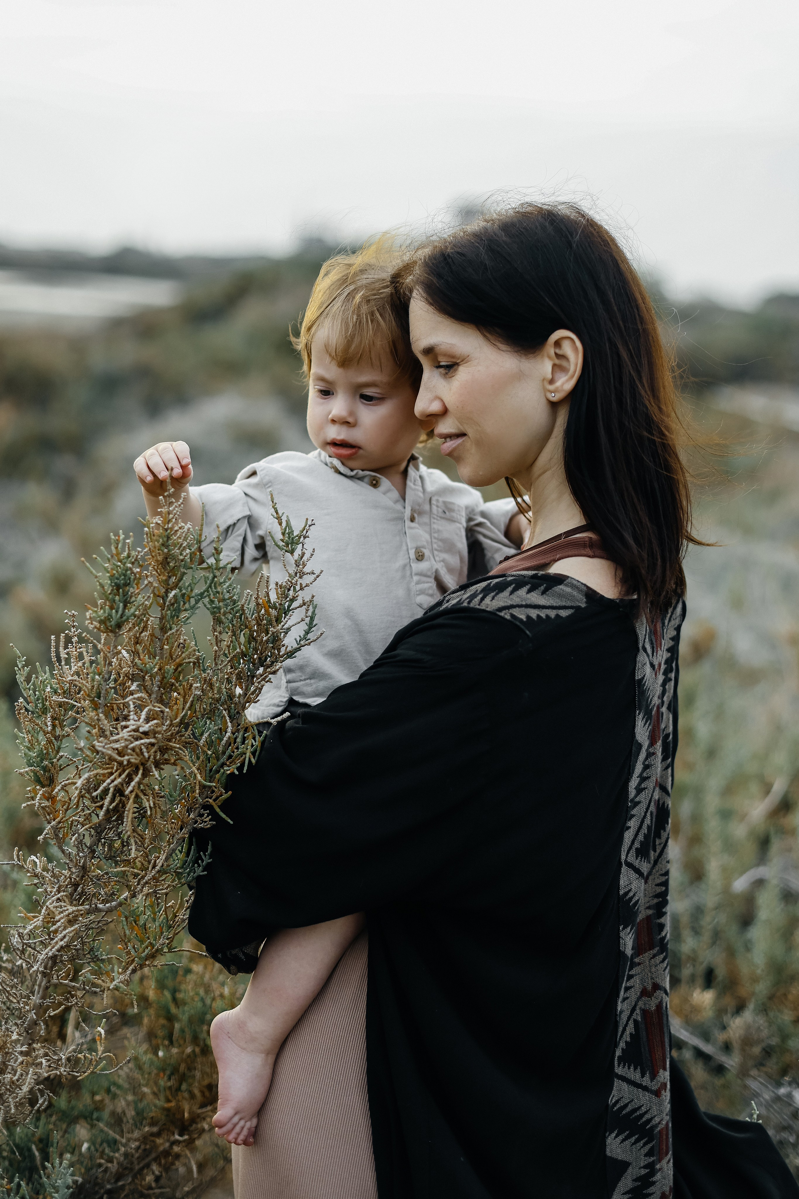Little curls in Atlit. Family photographer in Israel
