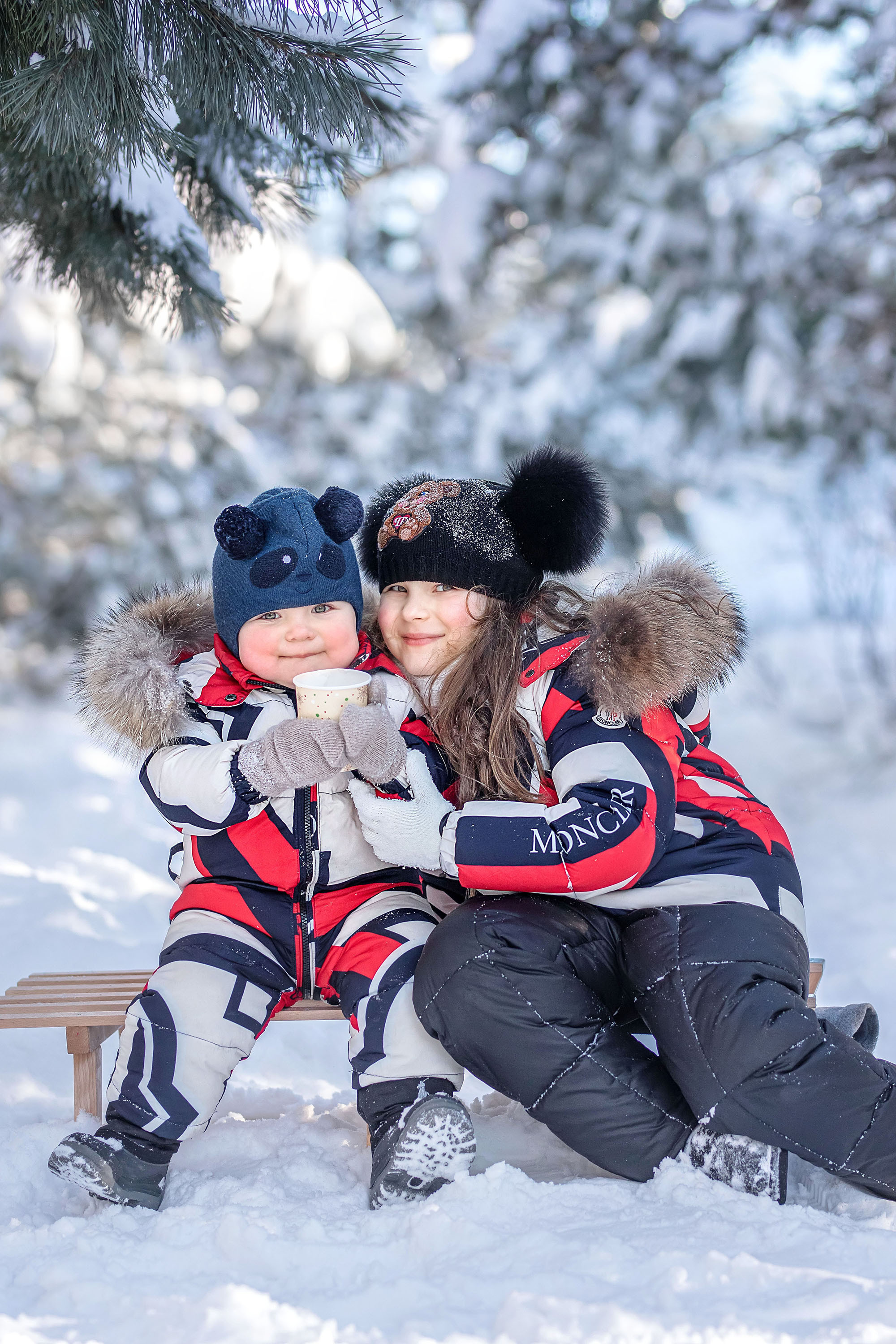 Žiema. Šeimos ir vaikų fotografė Klaipėdoje Kira Krasnaja