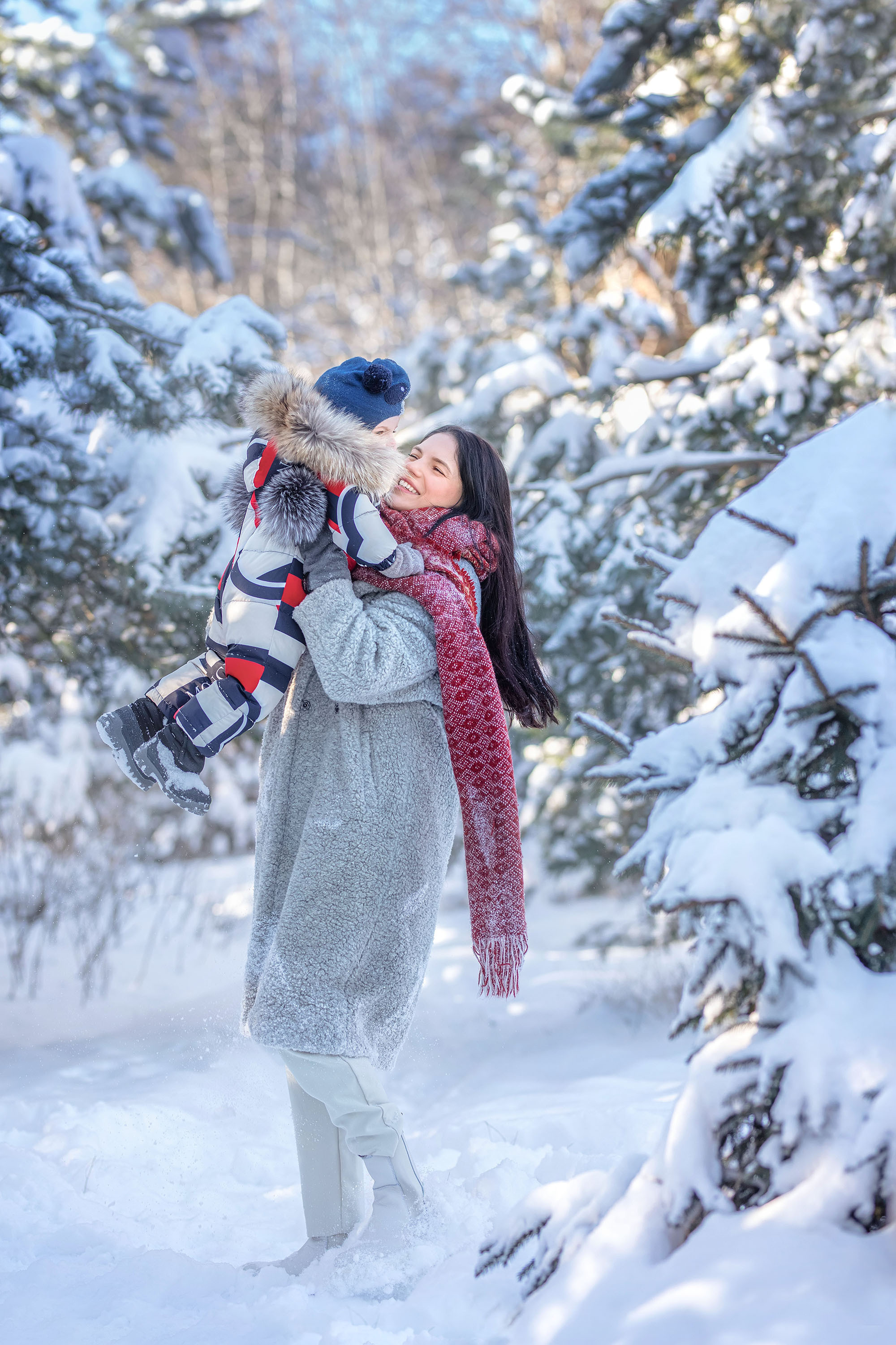 Žiema. Šeimos ir vaikų fotografė Klaipėdoje Kira Krasnaja