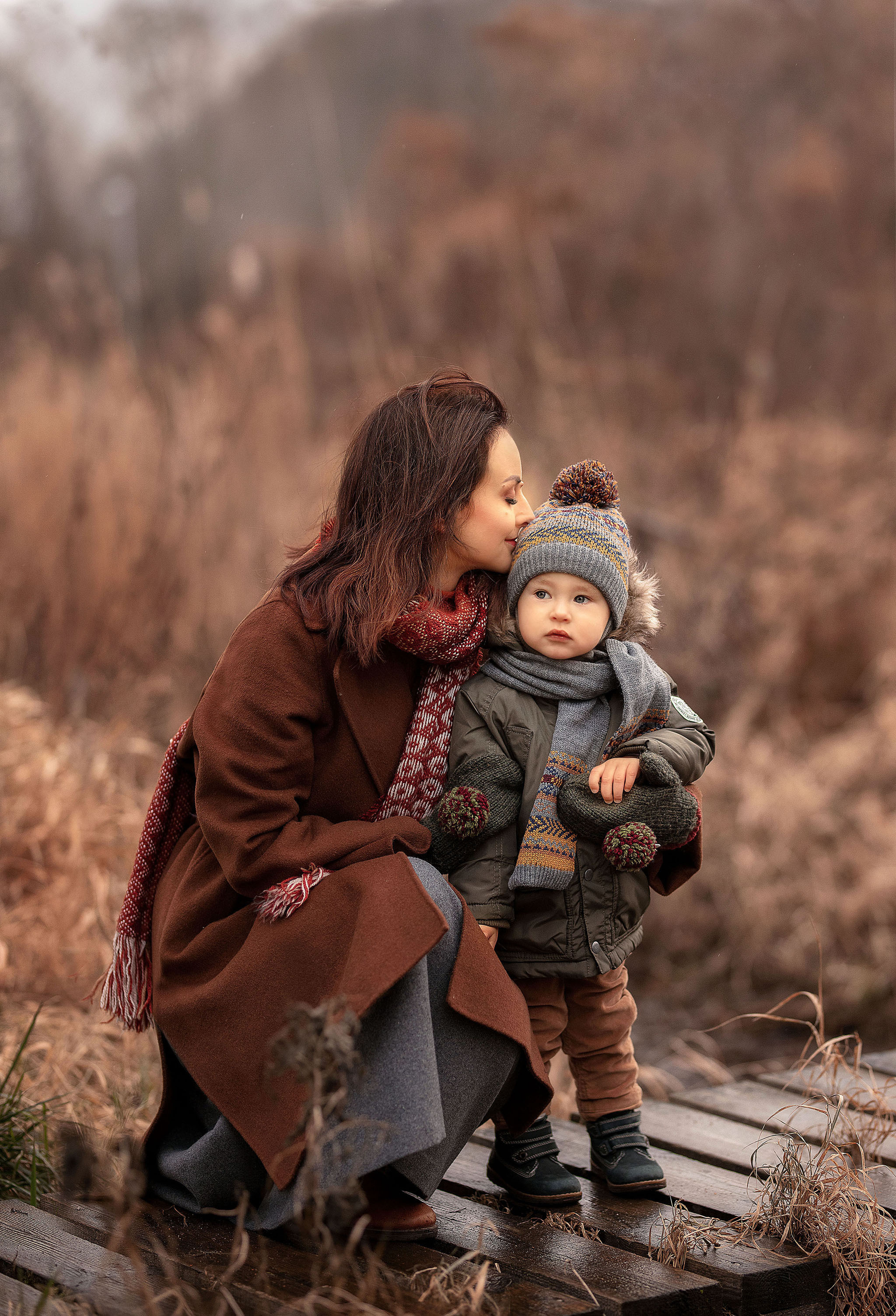 Žiema. Šeimos ir vaikų fotografė Klaipėdoje Kira Krasnaja