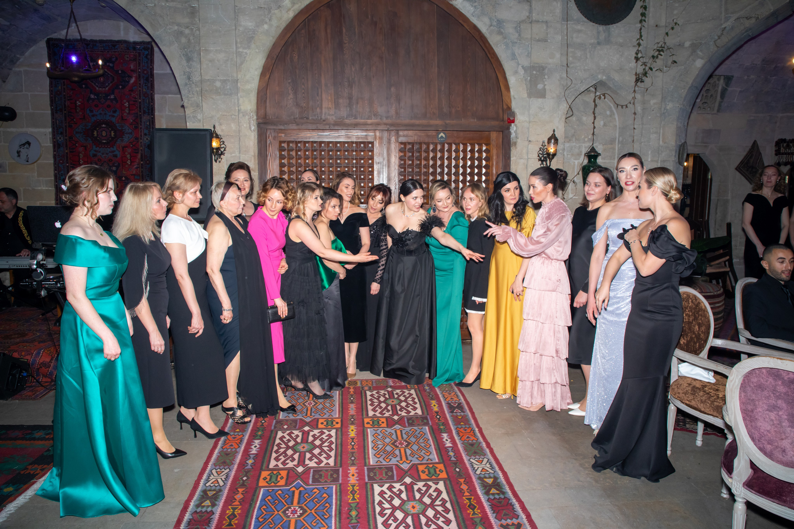 Gala-Dinner with the French Countess, the main etiquette expert Marie de Tilly. Baku Photographer