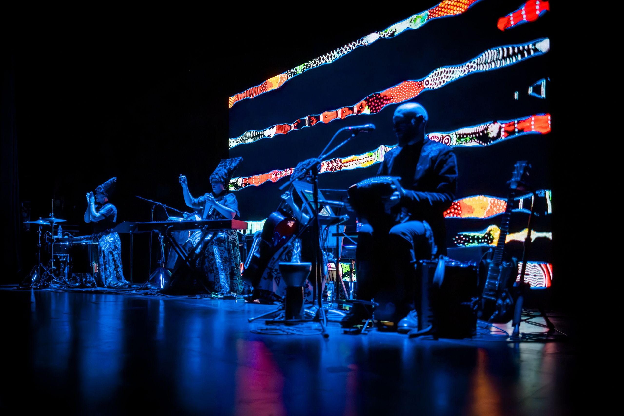 DAKHA BRAKHA. Reportage concert portrait photography in the San Francisco Bay Area