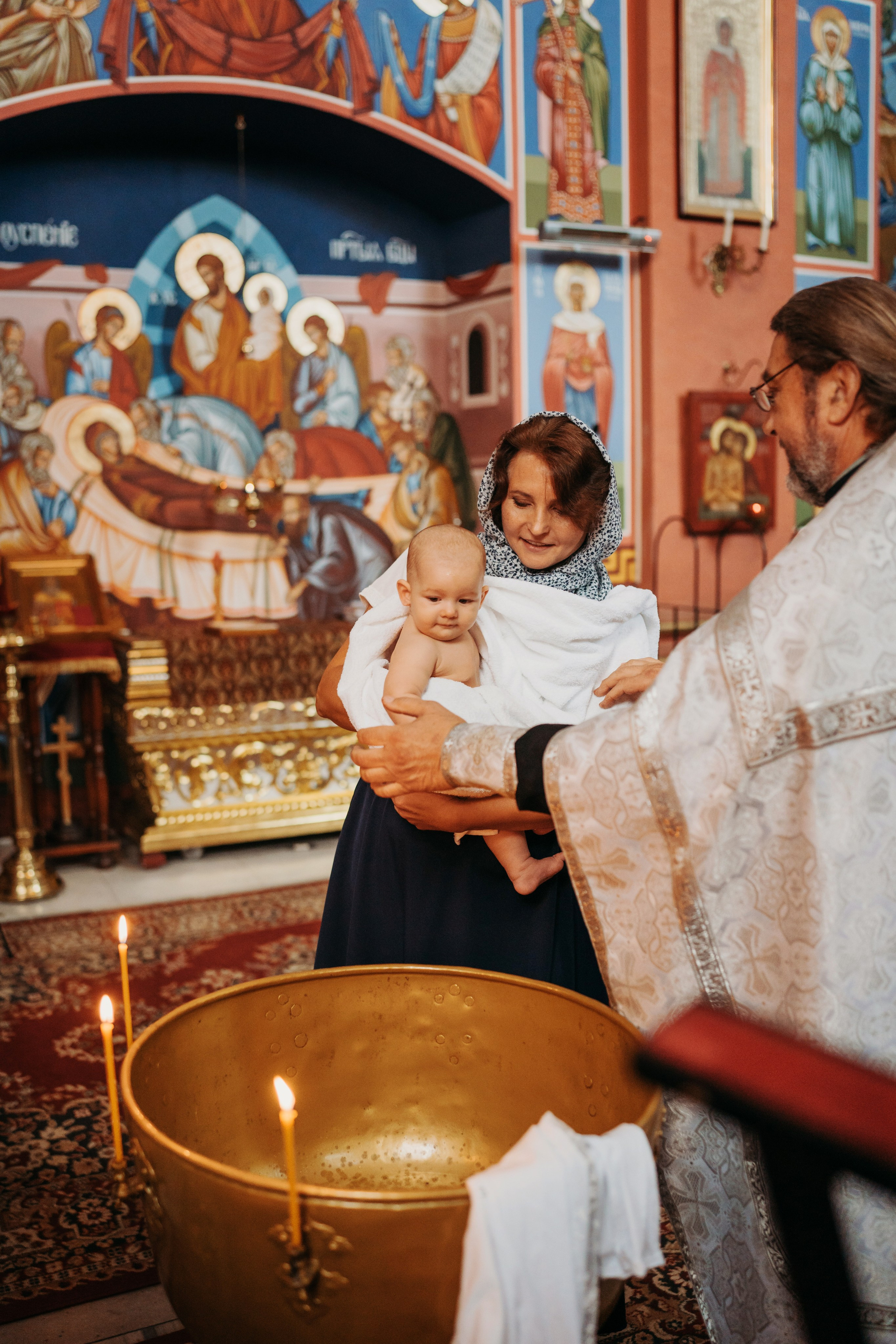 Таинство Крещения. Фотограф новорожденных и детей первого года Евгения Михалькевич