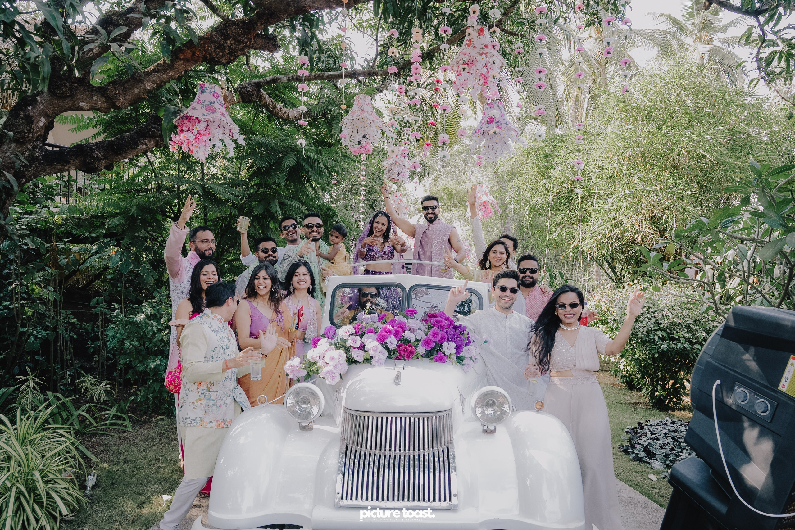 Varamala Ft. Barbie & Aneesh. Fine art Wedding Photographers in India & Canada