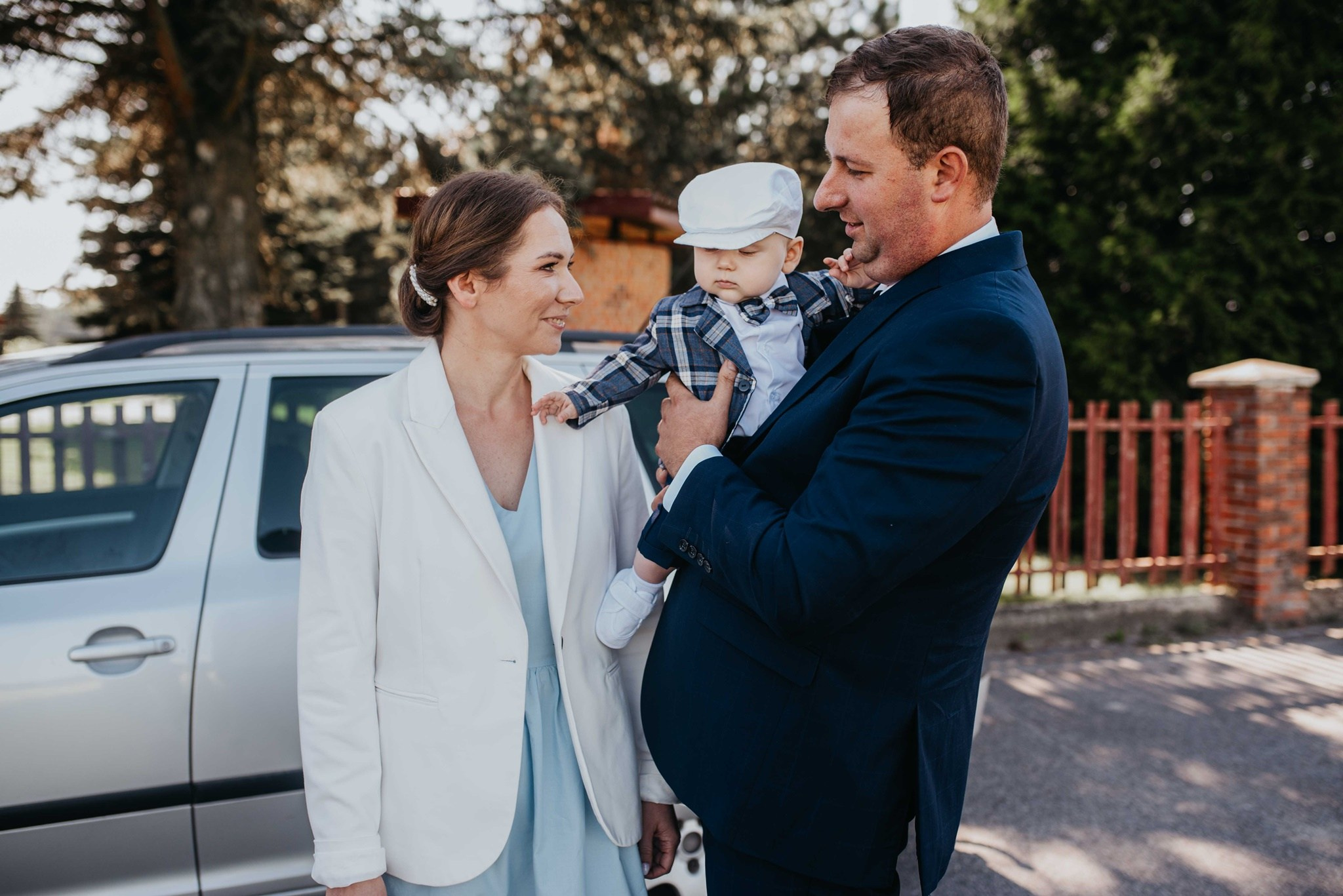 Chrzest Święty Franciszka. Dominika Strachacka Fotografia | Fotograf ślubny i rodzinny Opole Lubelskie Lublin