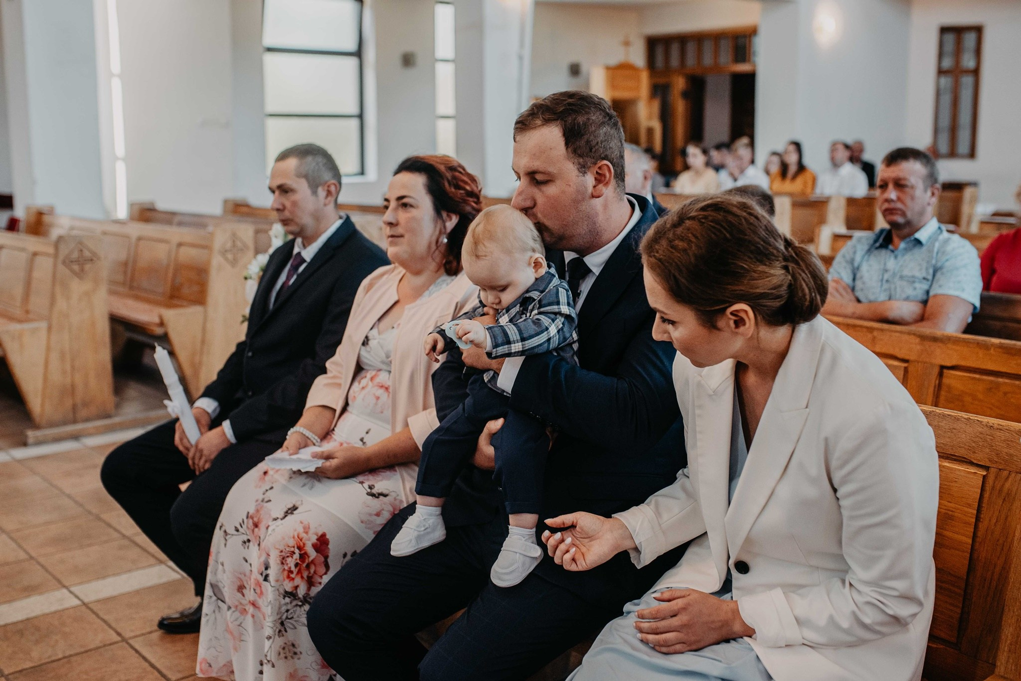 Chrzest Święty Franciszka. Dominika Strachacka Fotografia | Fotograf ślubny i rodzinny Opole Lubelskie Lublin