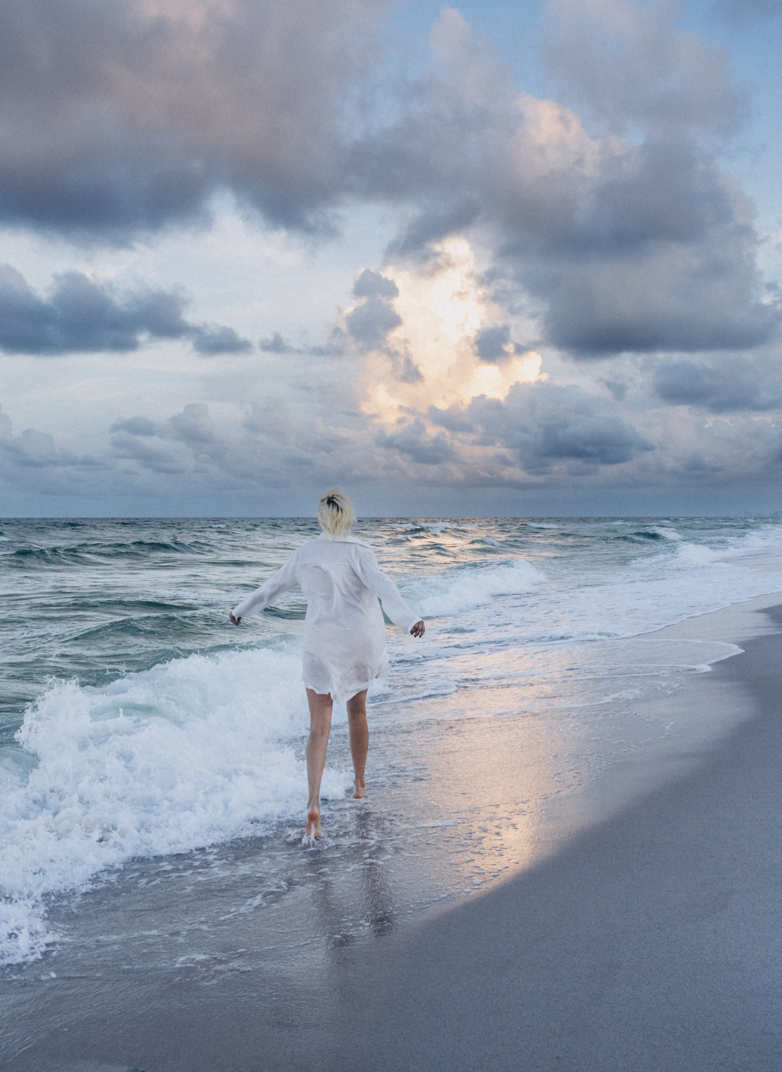 Ocean view. Art photographer Miami