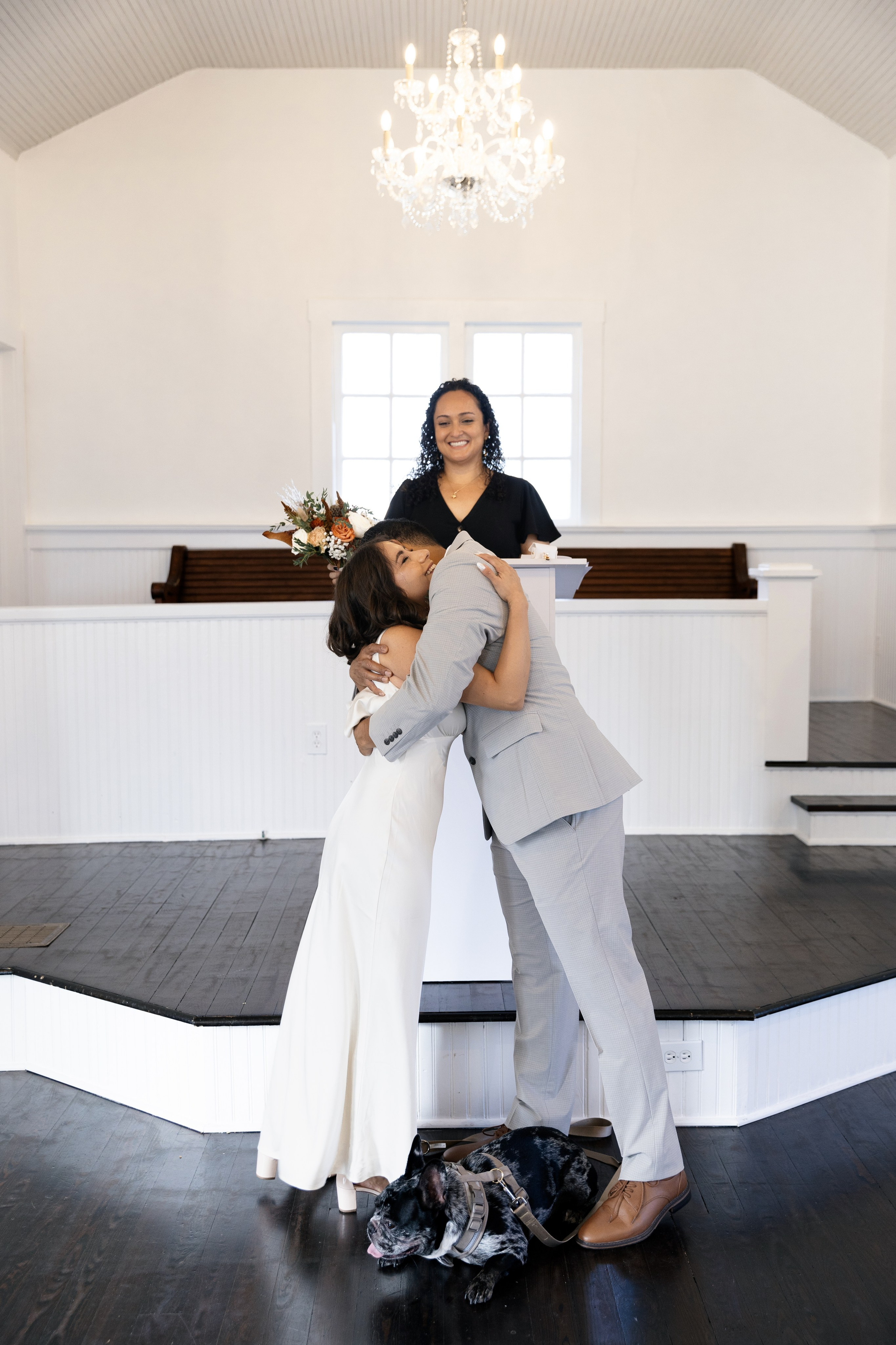 Micro wedding of Leslie and Garrick. Winter Park. Photographer Anastasia Nagibina