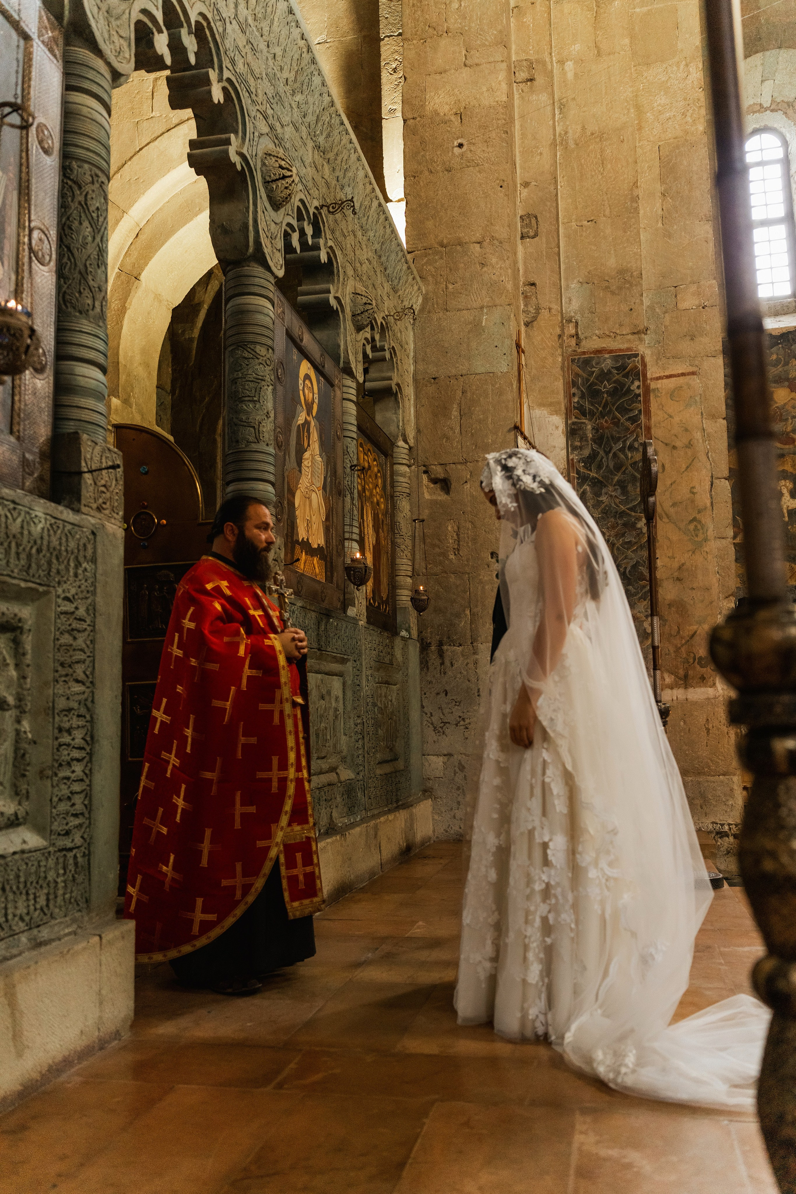 Church wedding in Mtskheta. Wedding Photographers and Film Maker in Georgia, Armenia Maks Kovalenko and Lara Tatosyan