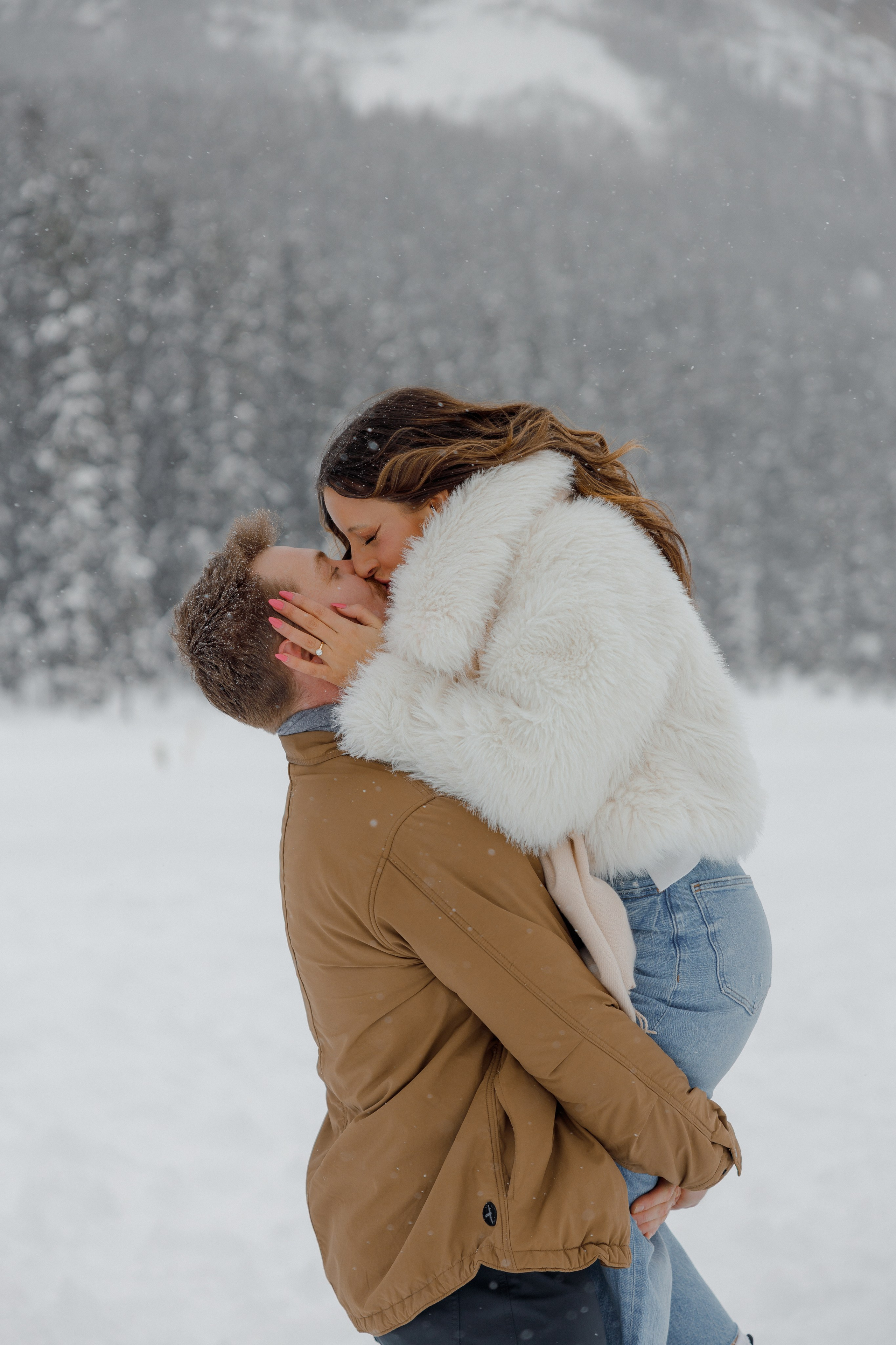 Lake Louise engagement session. Home