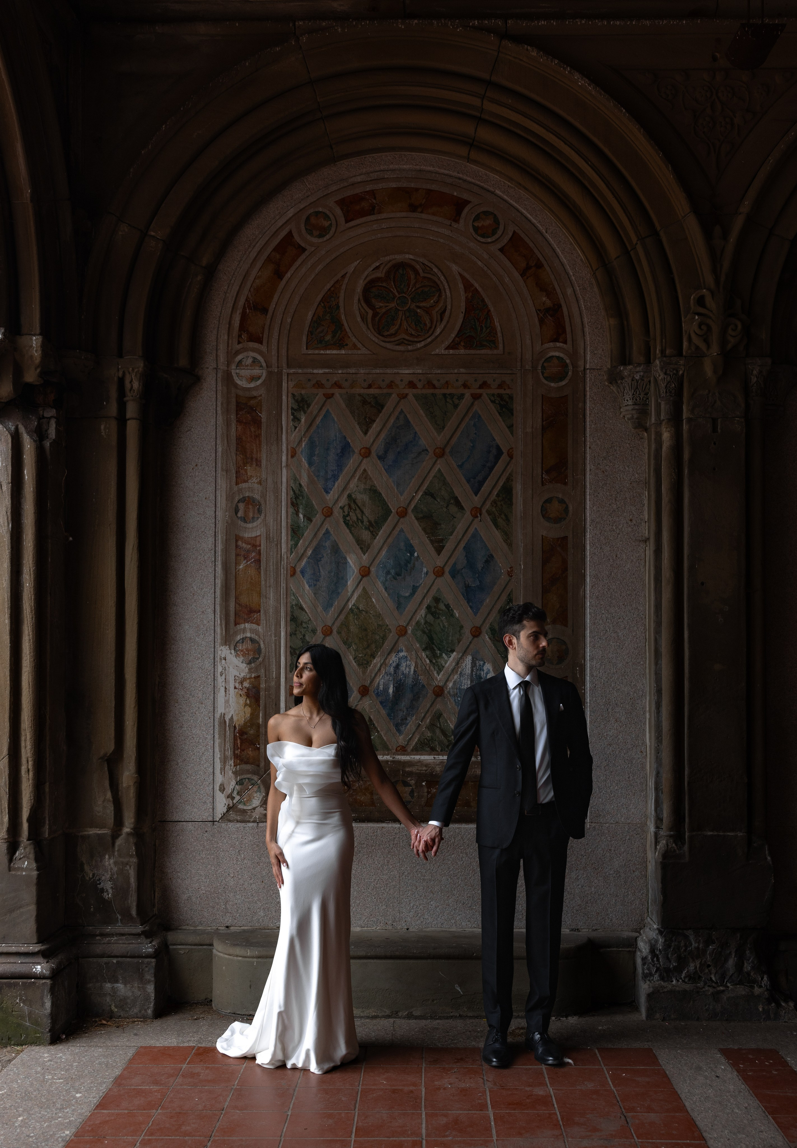 Engagement in Central Park. Photographer Anastasia Nagibina