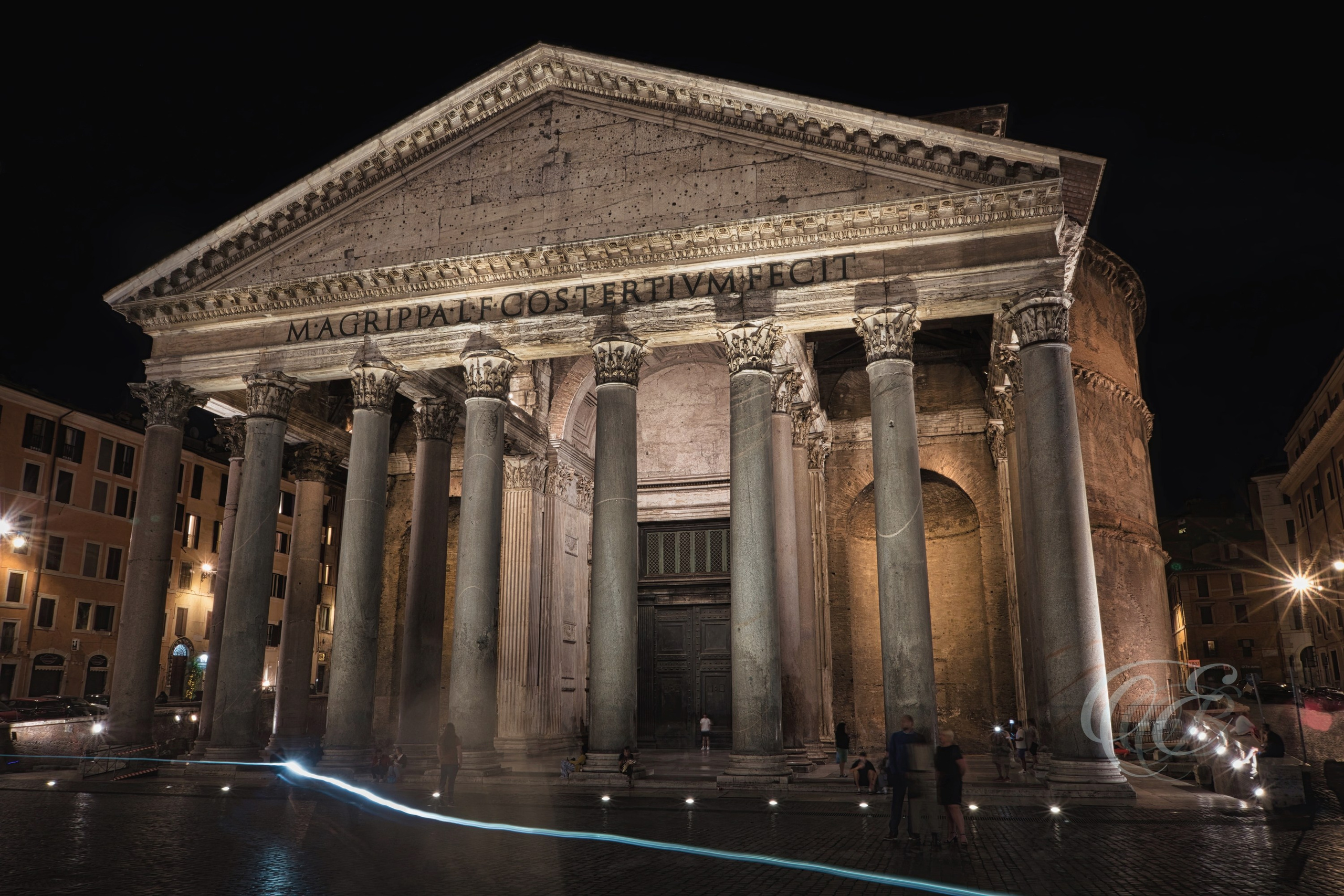  Rome Italy - The Pantheon at Night - Eduardo Bartoli Fine Art Photography - The Pantheon at night in Rome, Italy – fine art photography by Eduardo Bartoli.