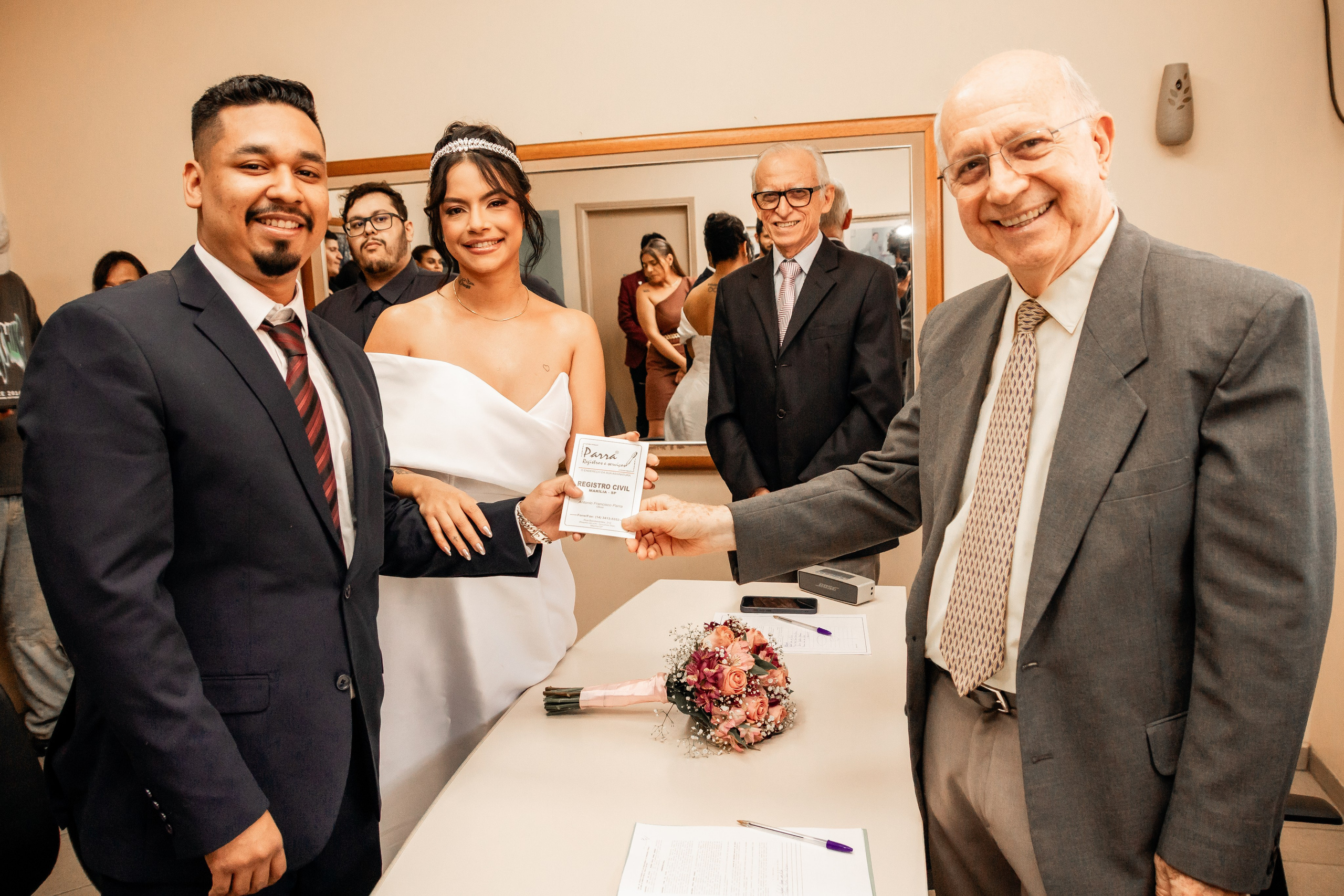 Civil Najara e Rafael. Fotógrafa de casamento e festa infantis em Marilía, São Paulo