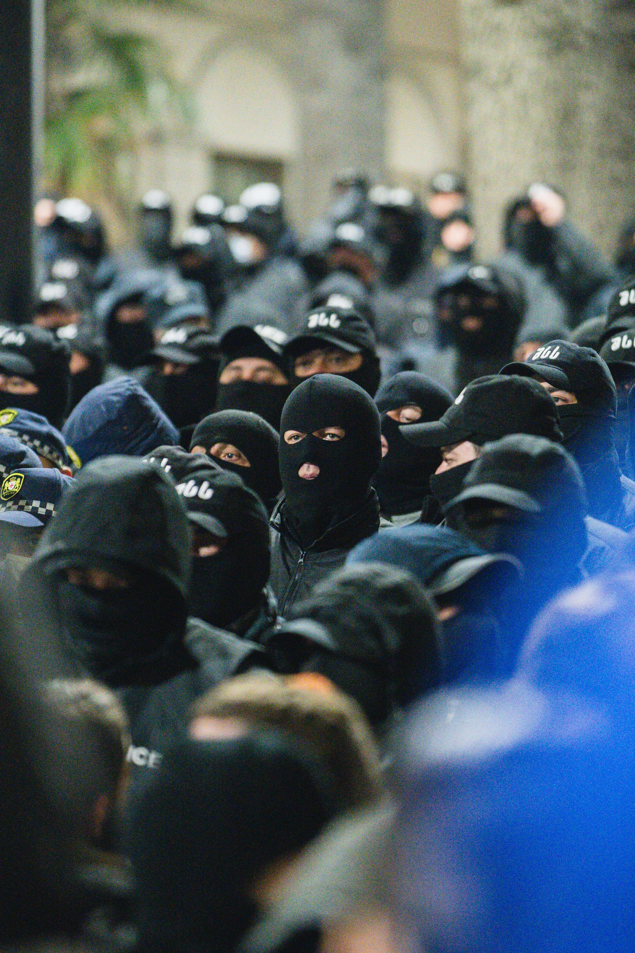 Photojournalism. Photographer in Tbilisi