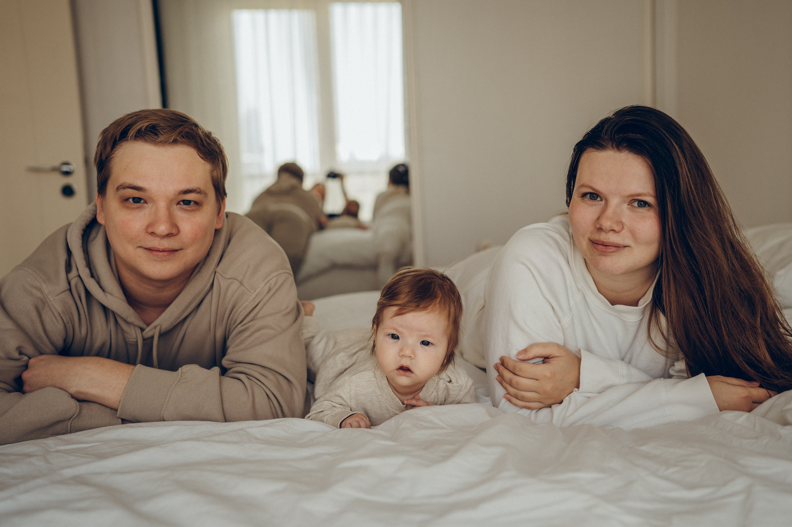 Семейная с младенцем. Фотограф Москва Ларина Юлия