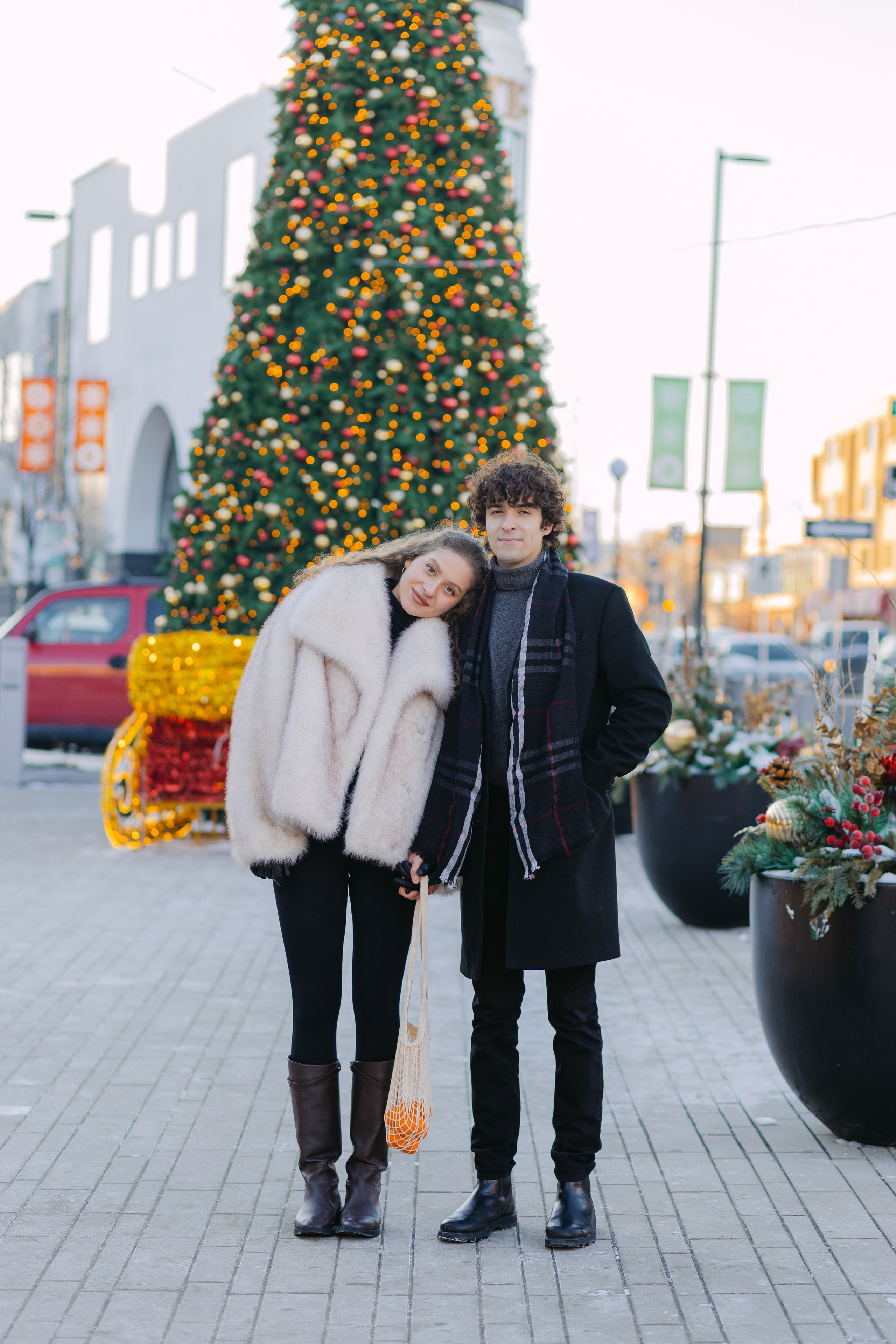 Christmas magic together. Home