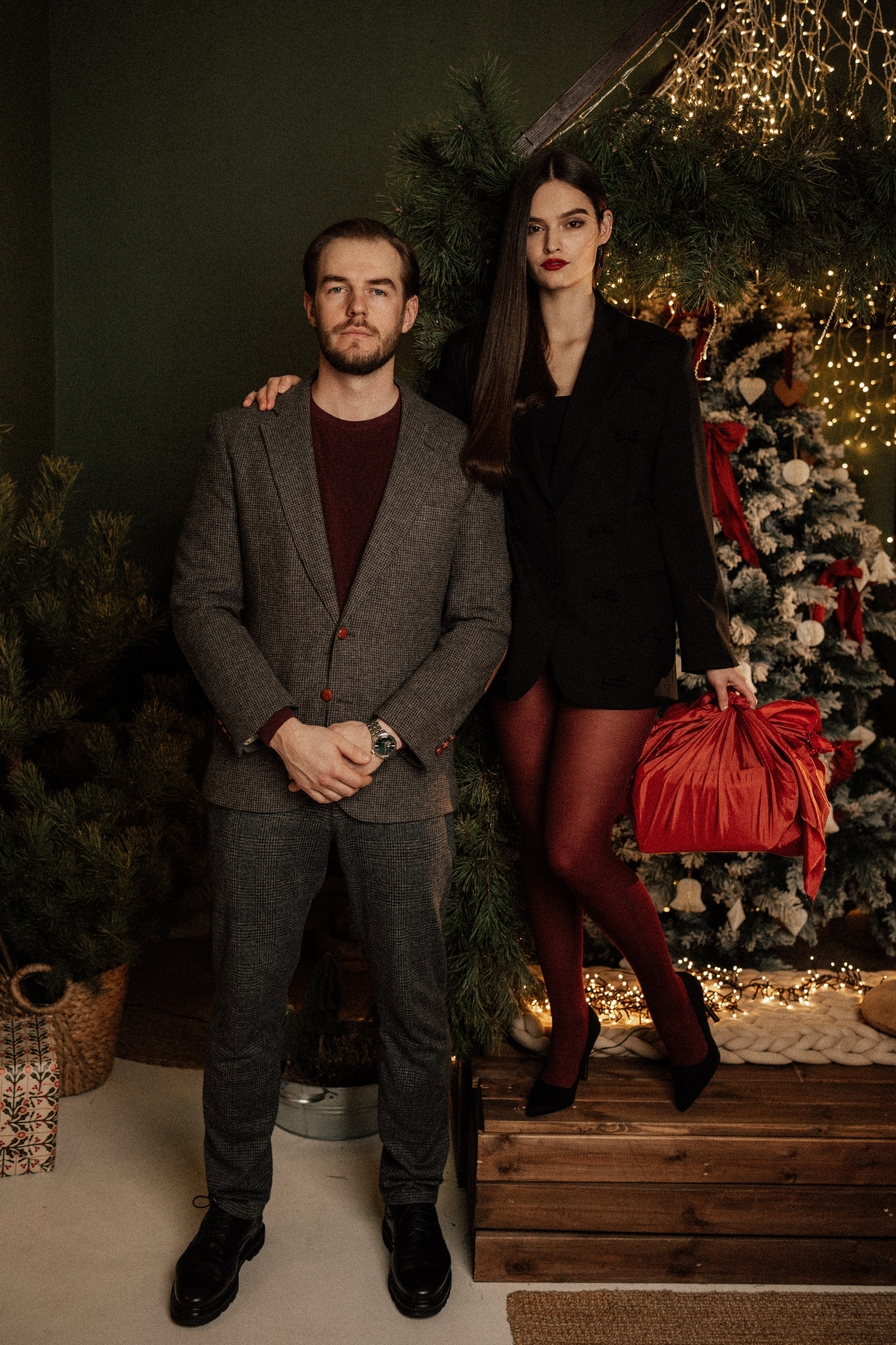 Christmas photoshoot. Destination wedding and fashion photographer in Riga Igor Davidovich