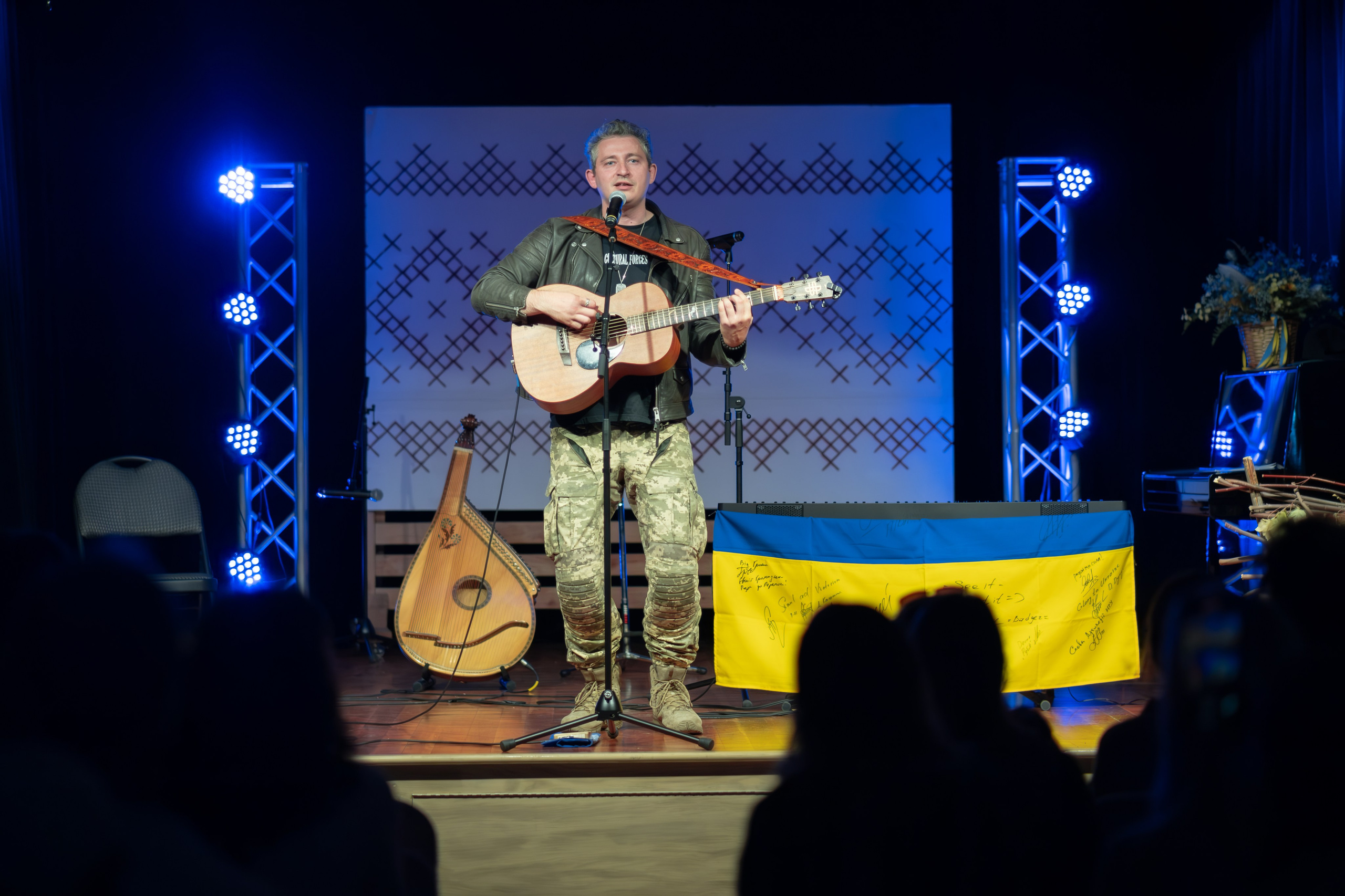 FROM THE UKRAINIAN FRONTLINE WITH THANKS. Reportage concert portrait photography in the San Francisco Bay Area