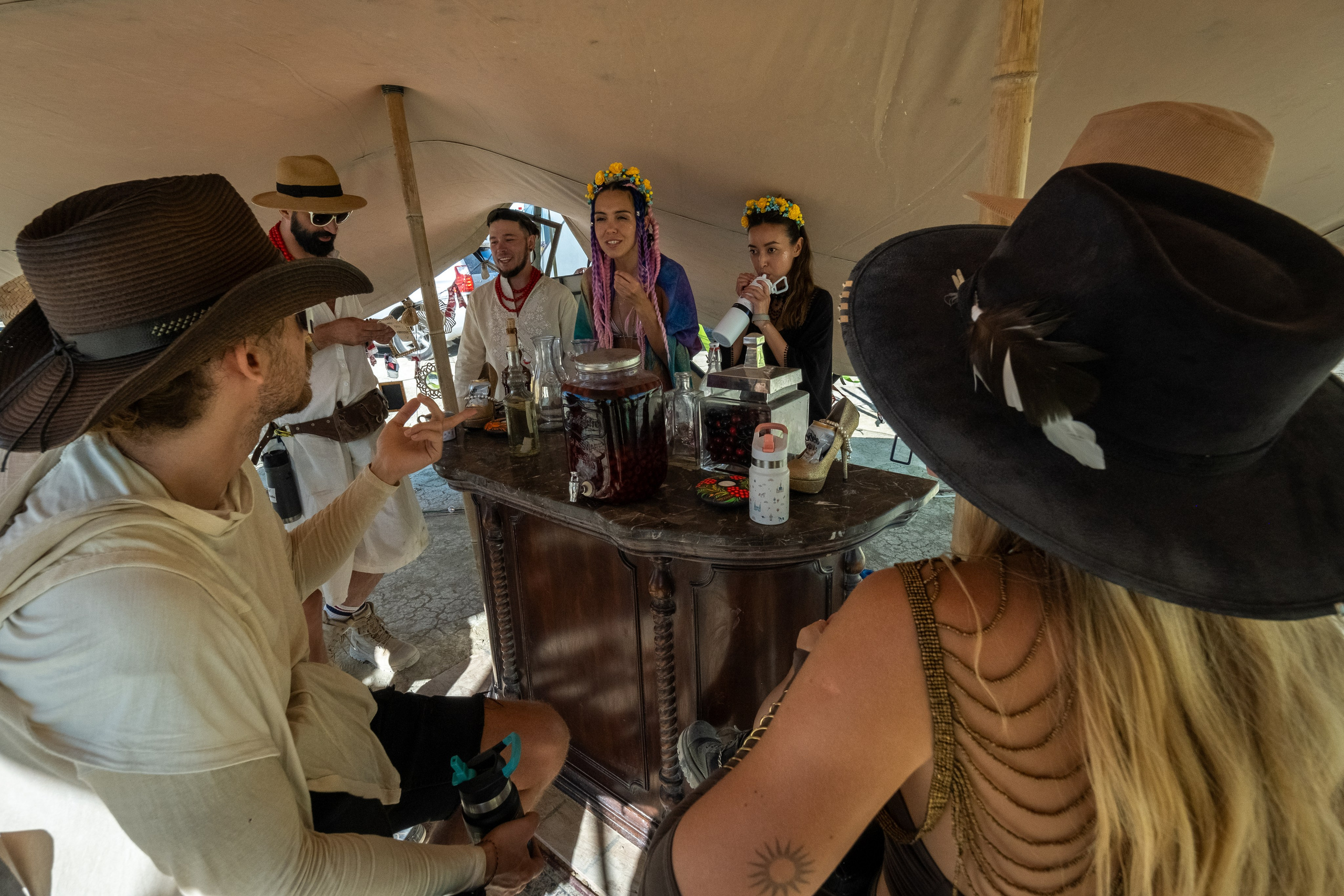 BURNING MAN 2024. Reportage concert portrait photography in the San Francisco Bay Area