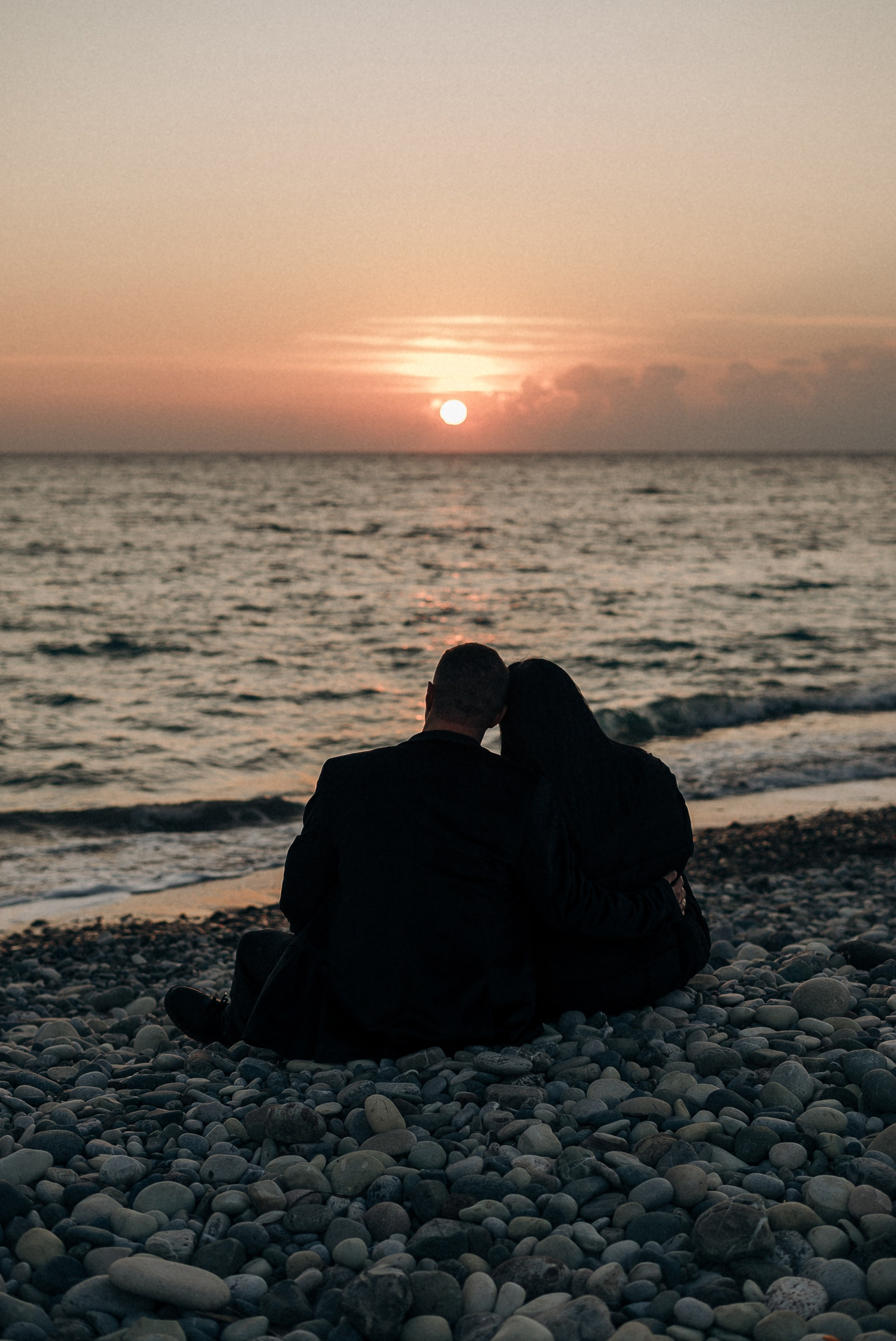 Фотосессия беременности на закате у Камня Афродиты | Maternity photoshoot at Aphrodite’s Rock. Портретный и семейный фотограф в Лимассоле Кипр Анна Руссу