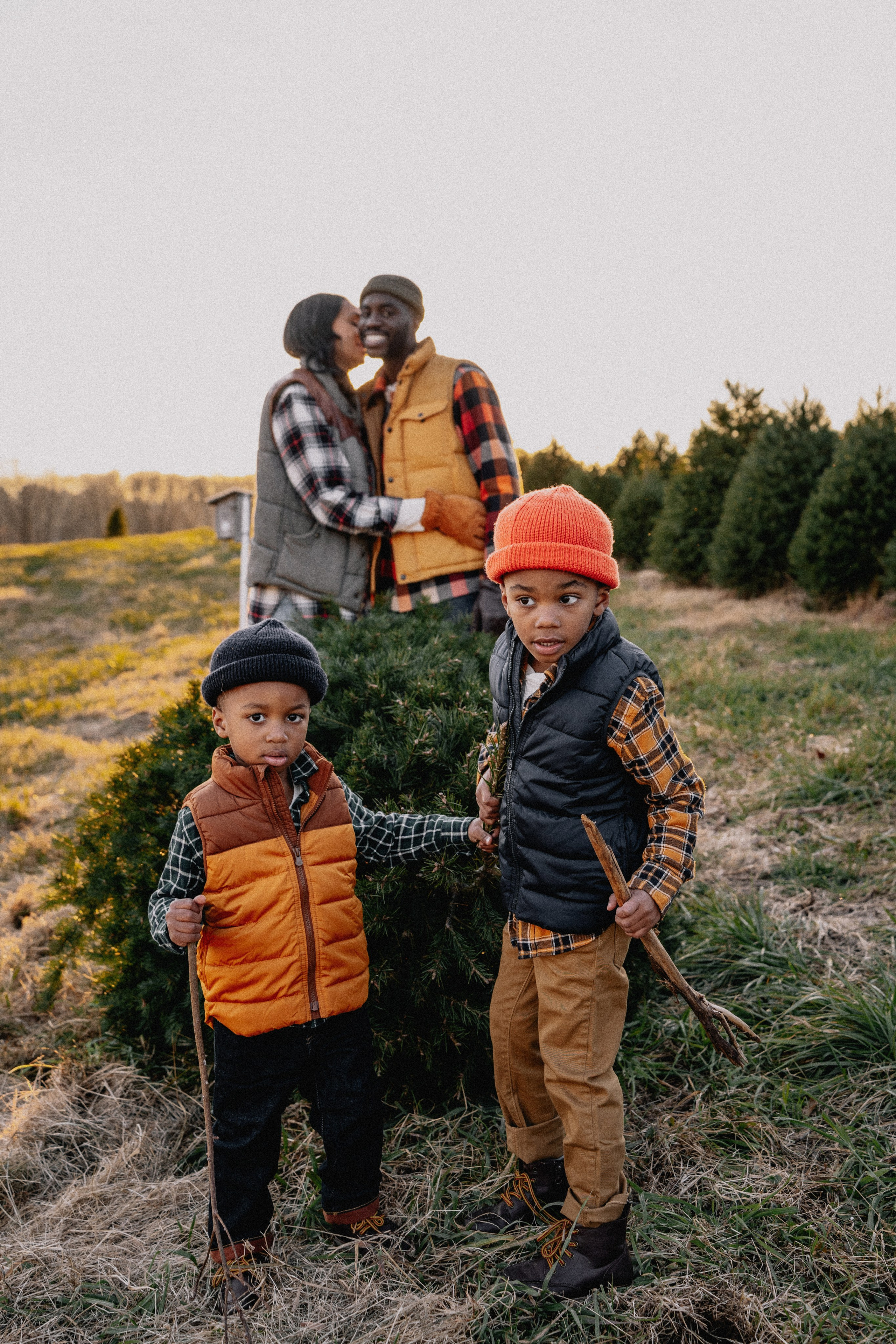 Kristen and family christmas farm. Wedding and family photographer and videographer PA, NJ, NY, DE, MD