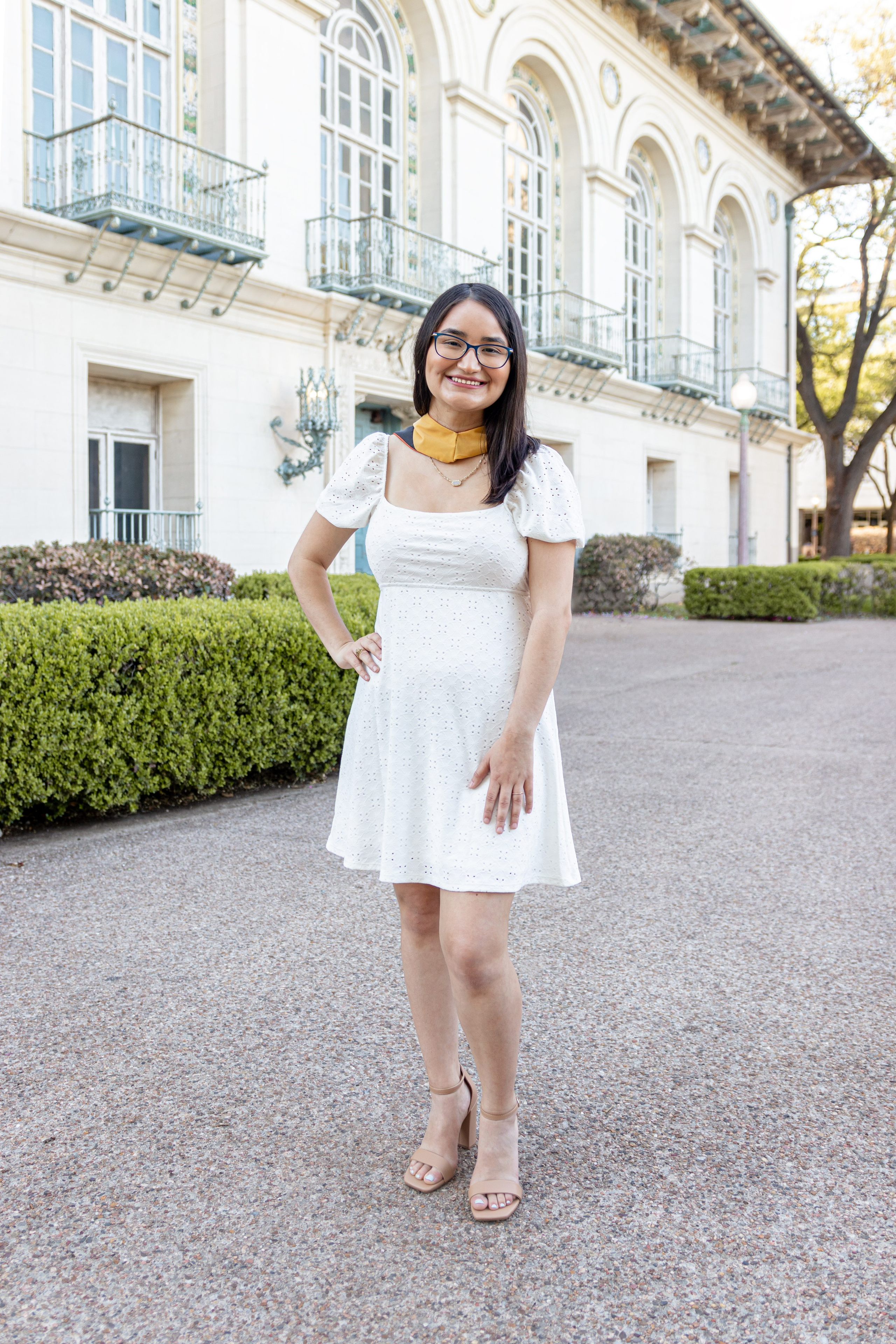 Yulissa's graduation photoshoot at the University of Texas