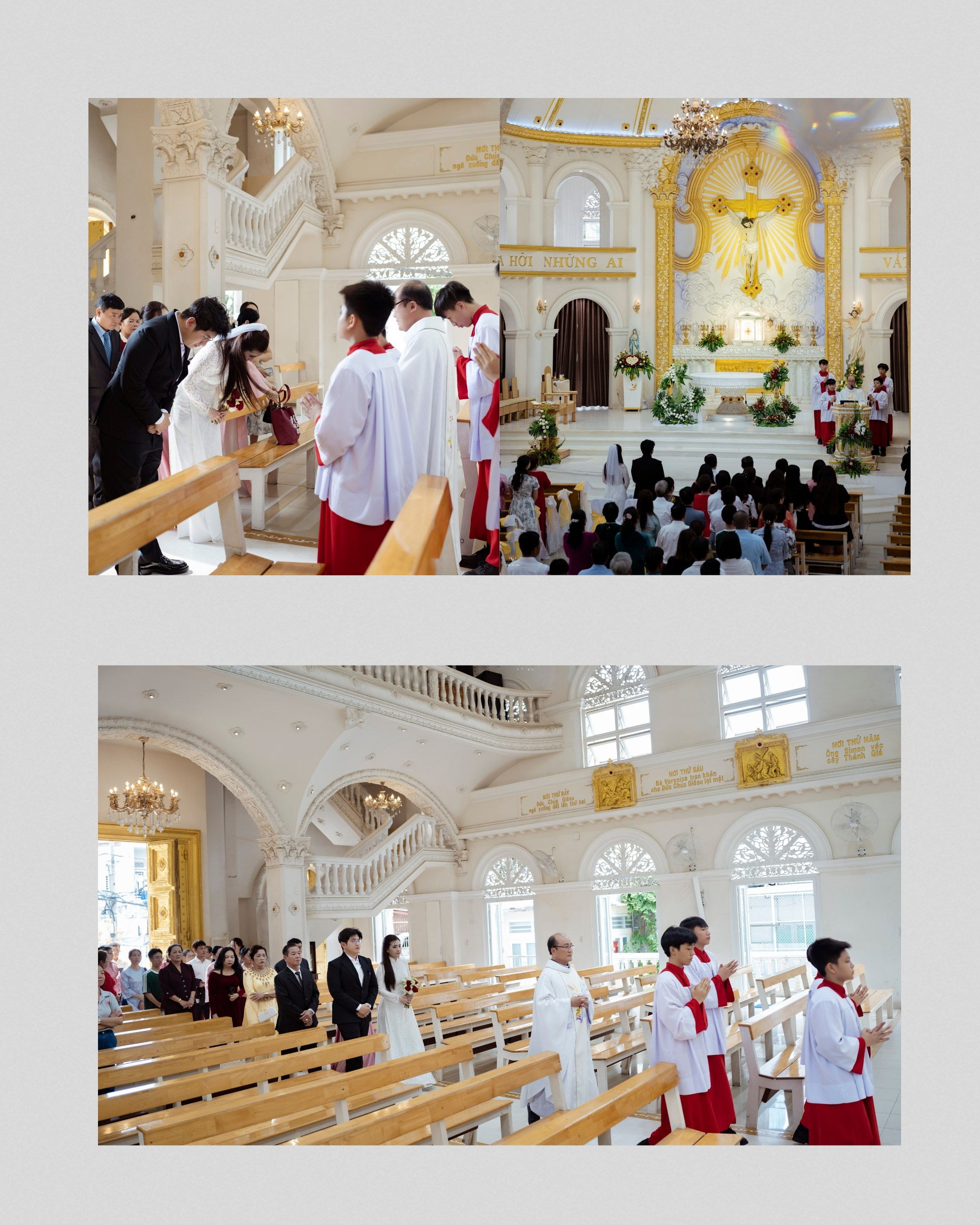 NHÀ THỜ — ANH & TRANG. WEDDING PHOTOGRAPHER IN VIETNAM