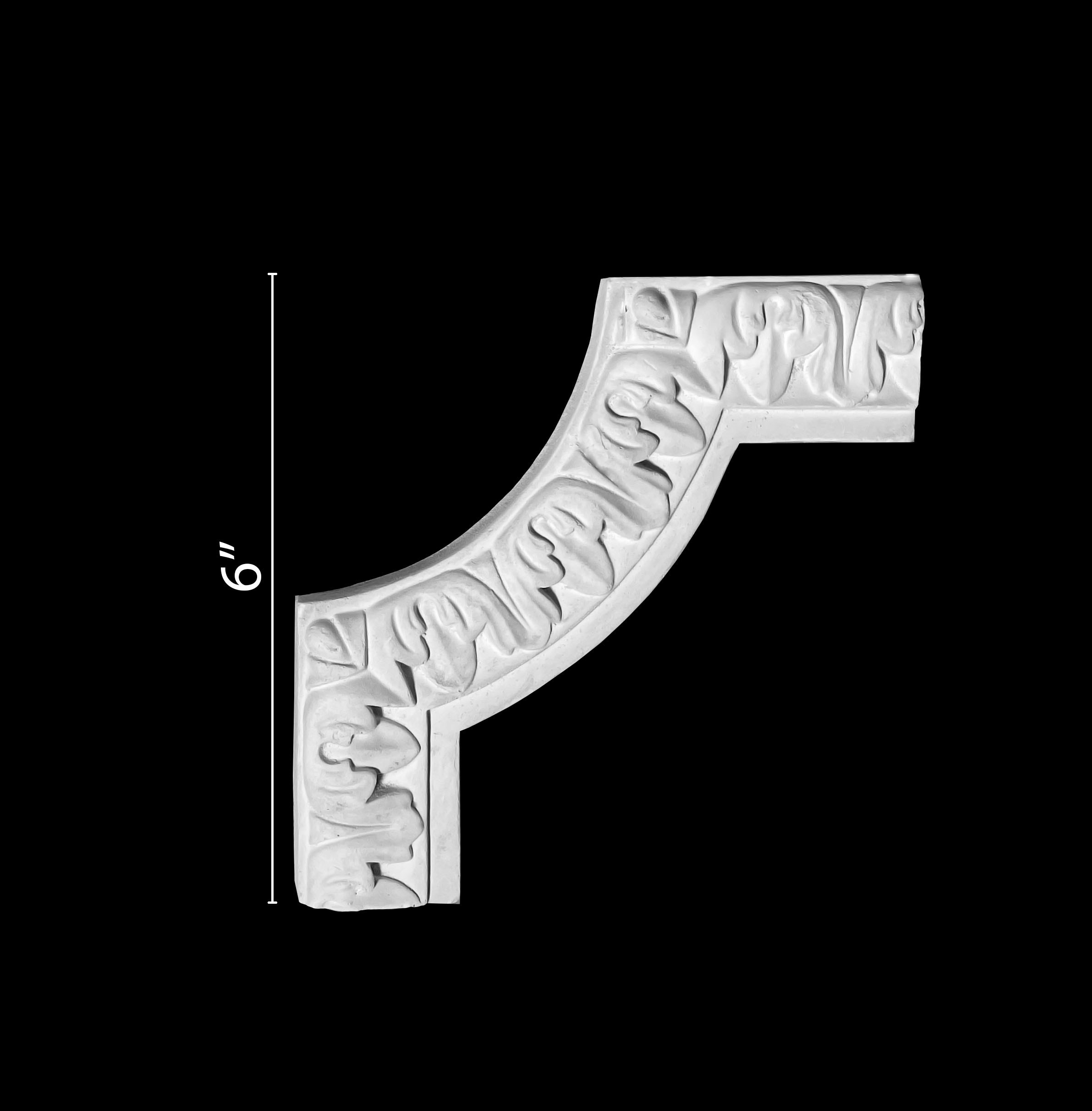 Corners. Plaster molding