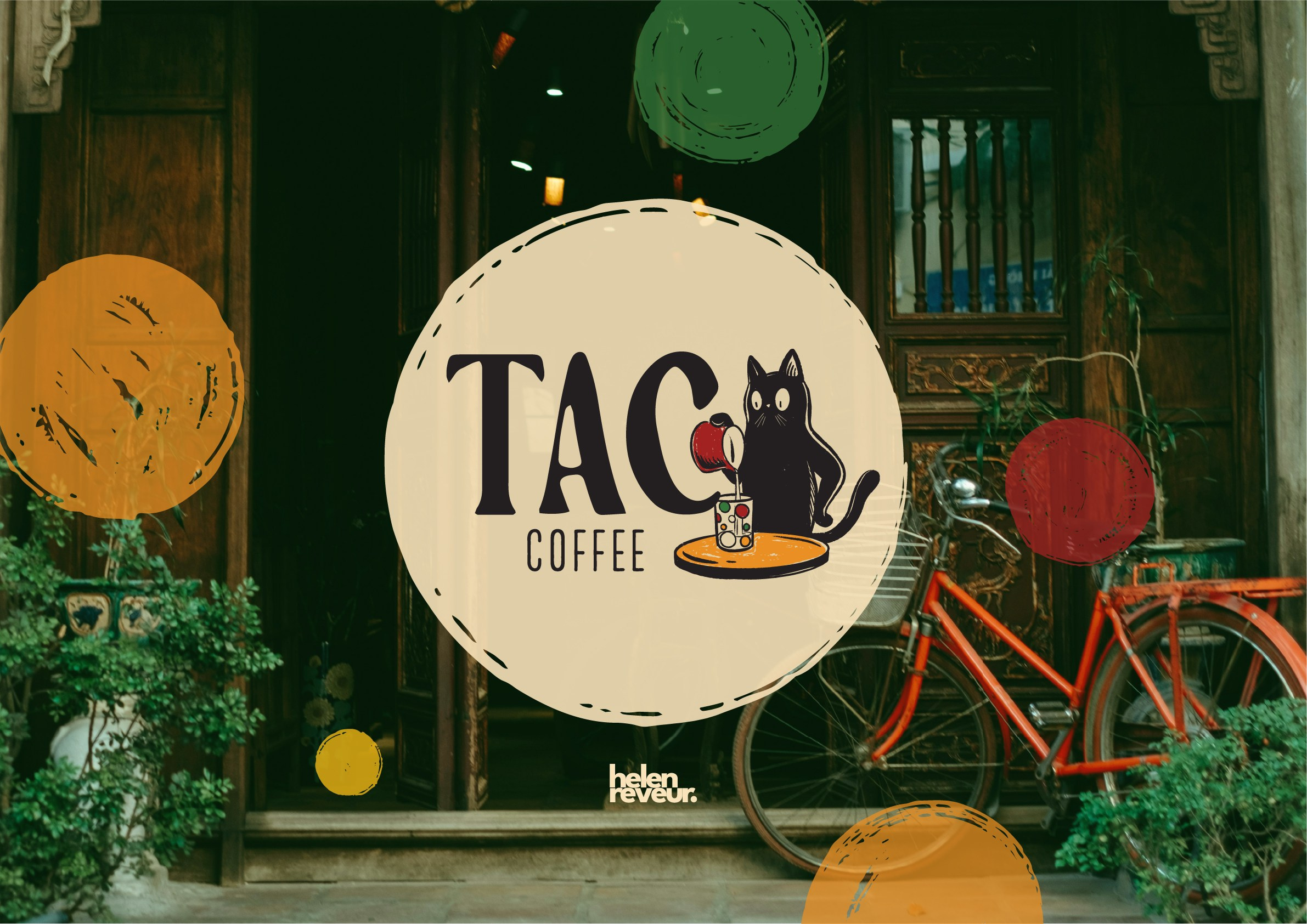 TAC coffee. Helen Reveur | Illustrator & Brand Designer | Ready-Made & Custom Illustrations