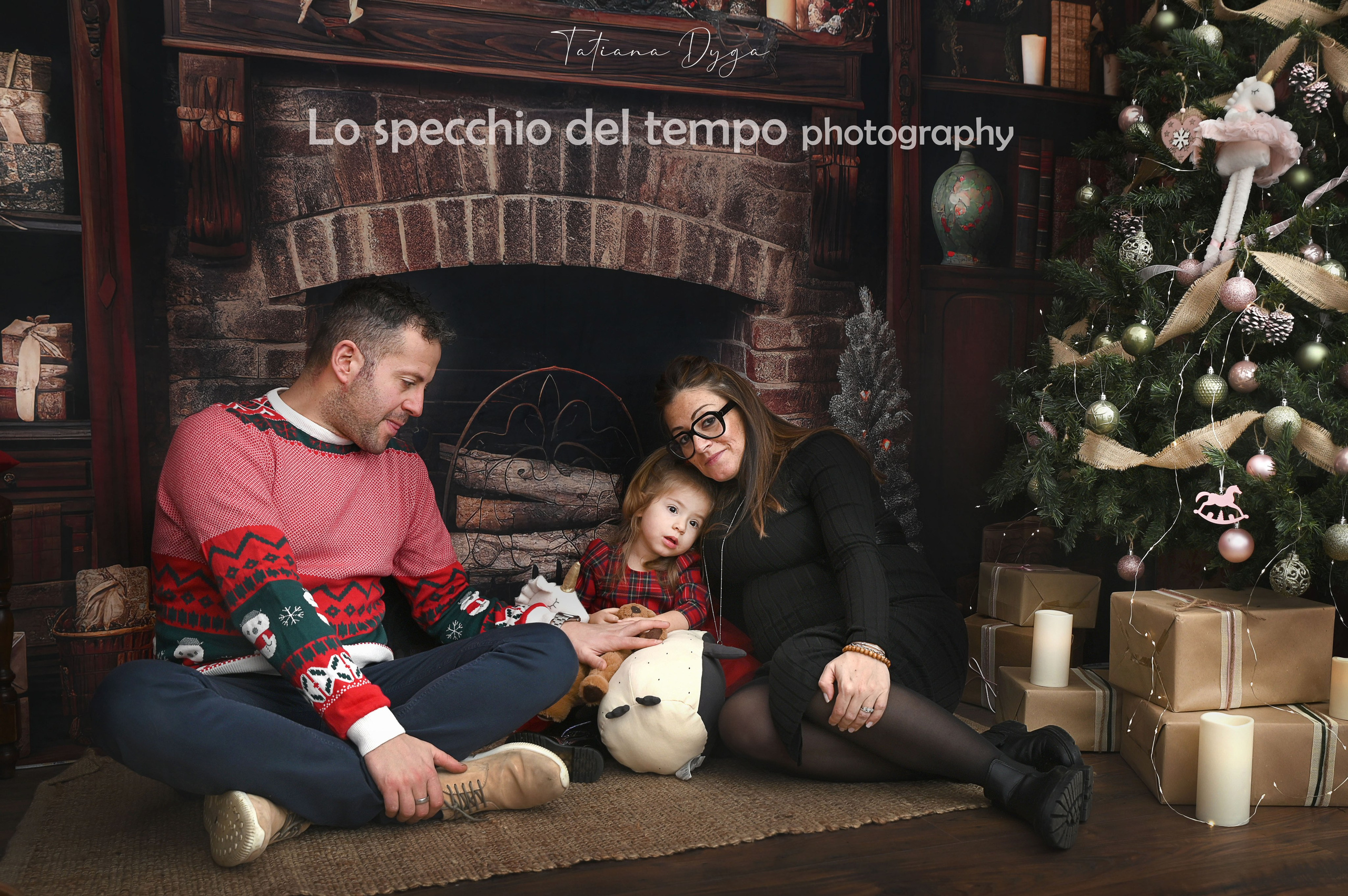 Mini sessioni «Cartolina di Natale». Lo specchio del tempo photography