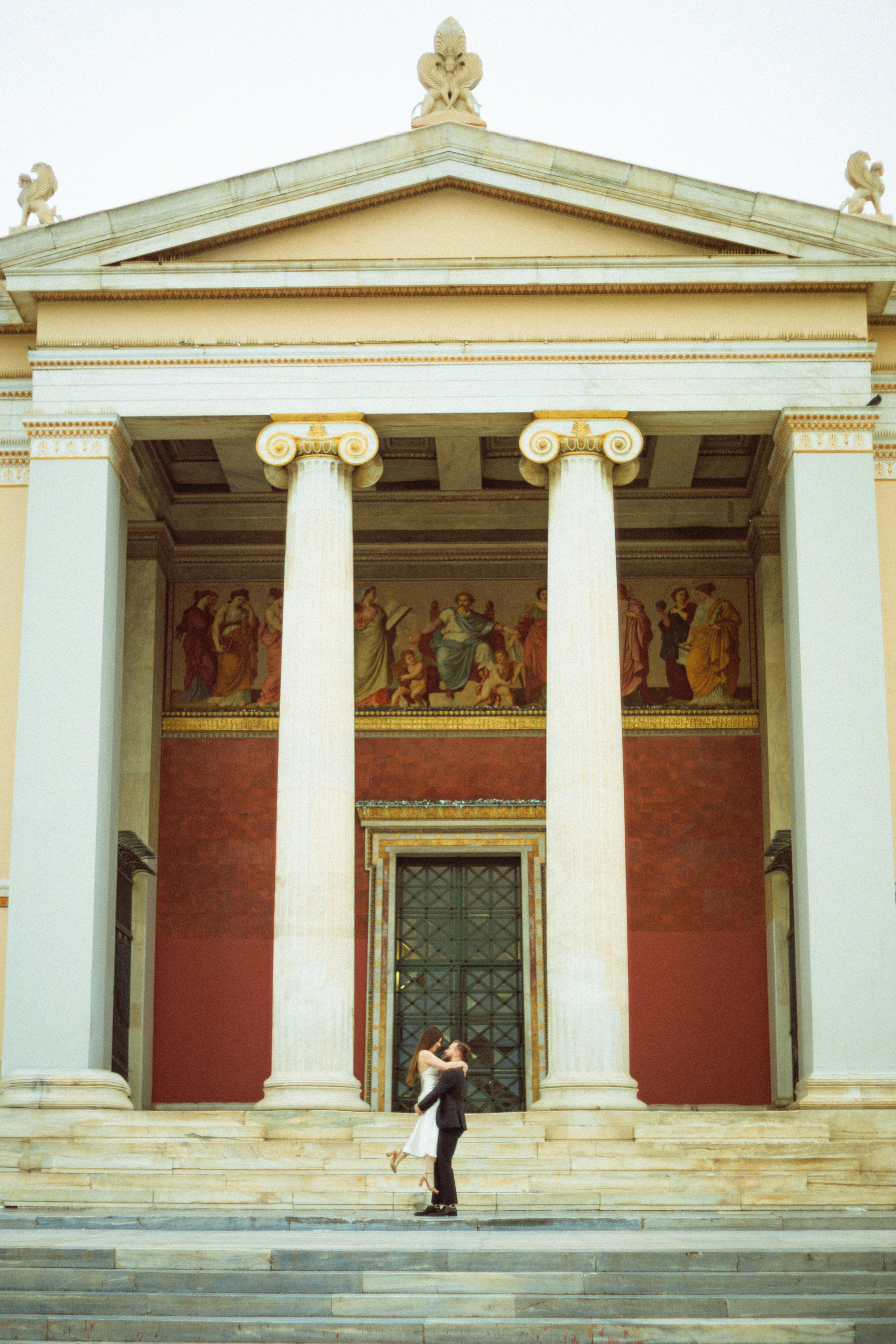 Ariel and John’s vows in center of Athens. Photographer in Greece Kristina